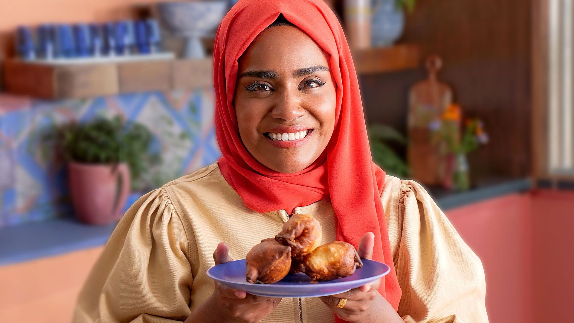 Backdrop for Nadiya's Simple Spices
