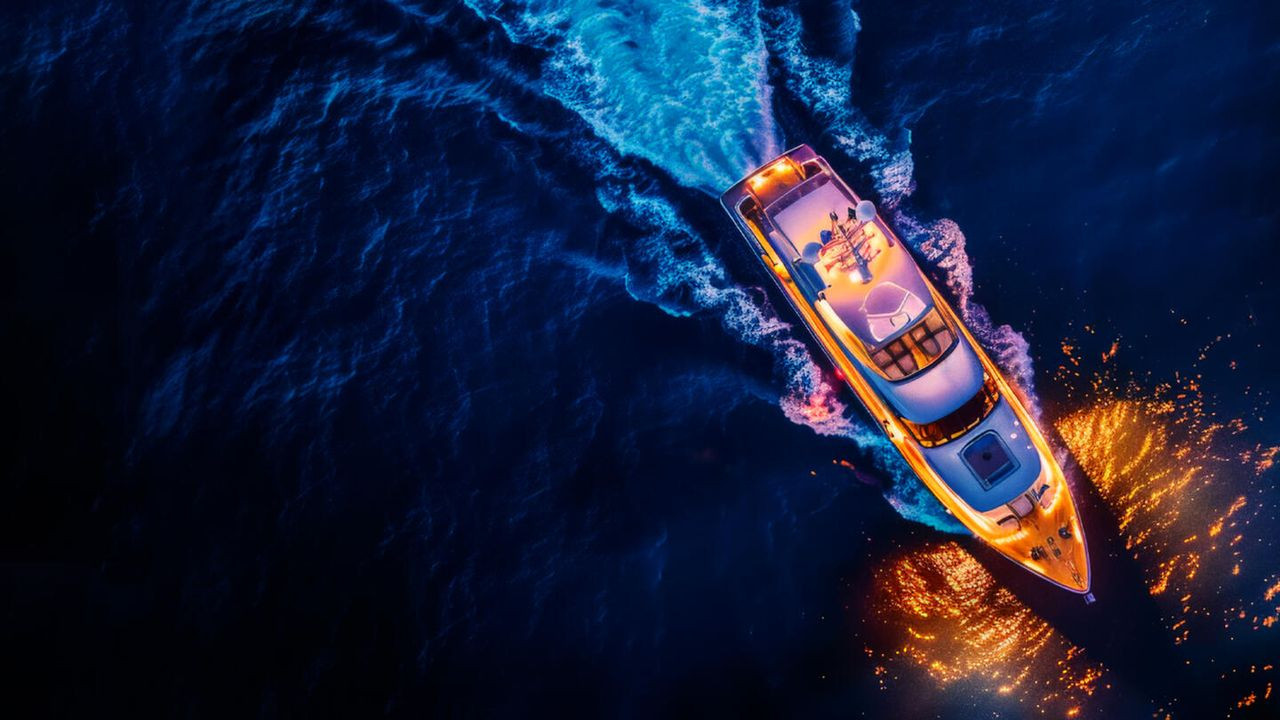 Backdrop for Murder Below Deck