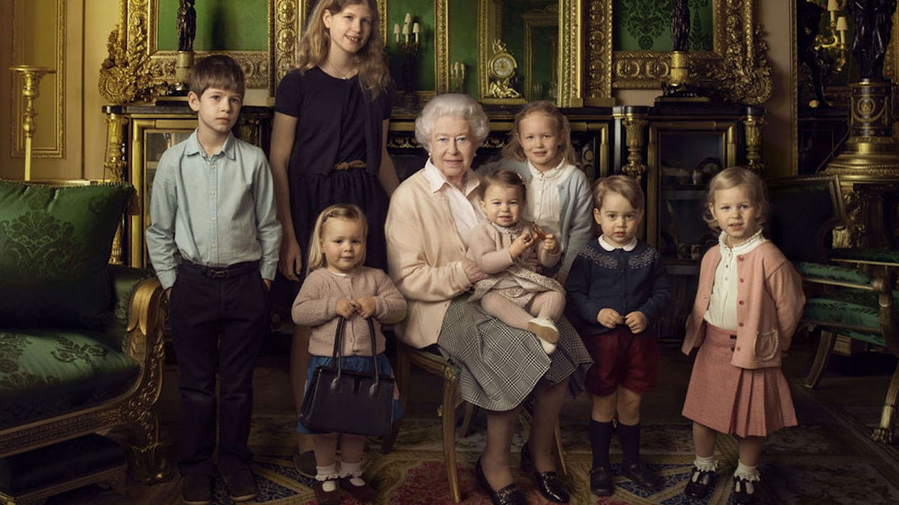 Backdrop for Our Queen at Ninety