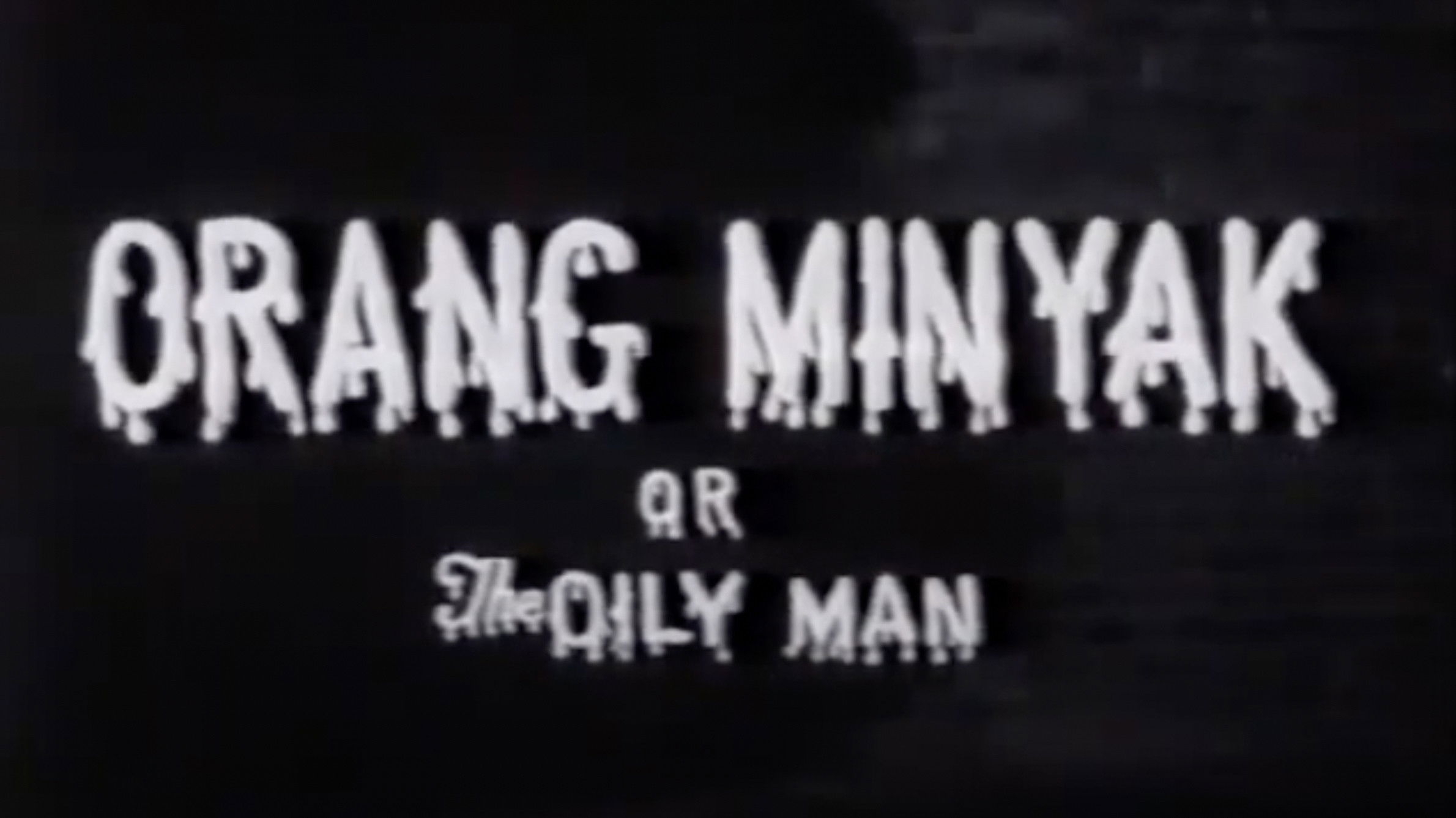 Backdrop for The Oily Man