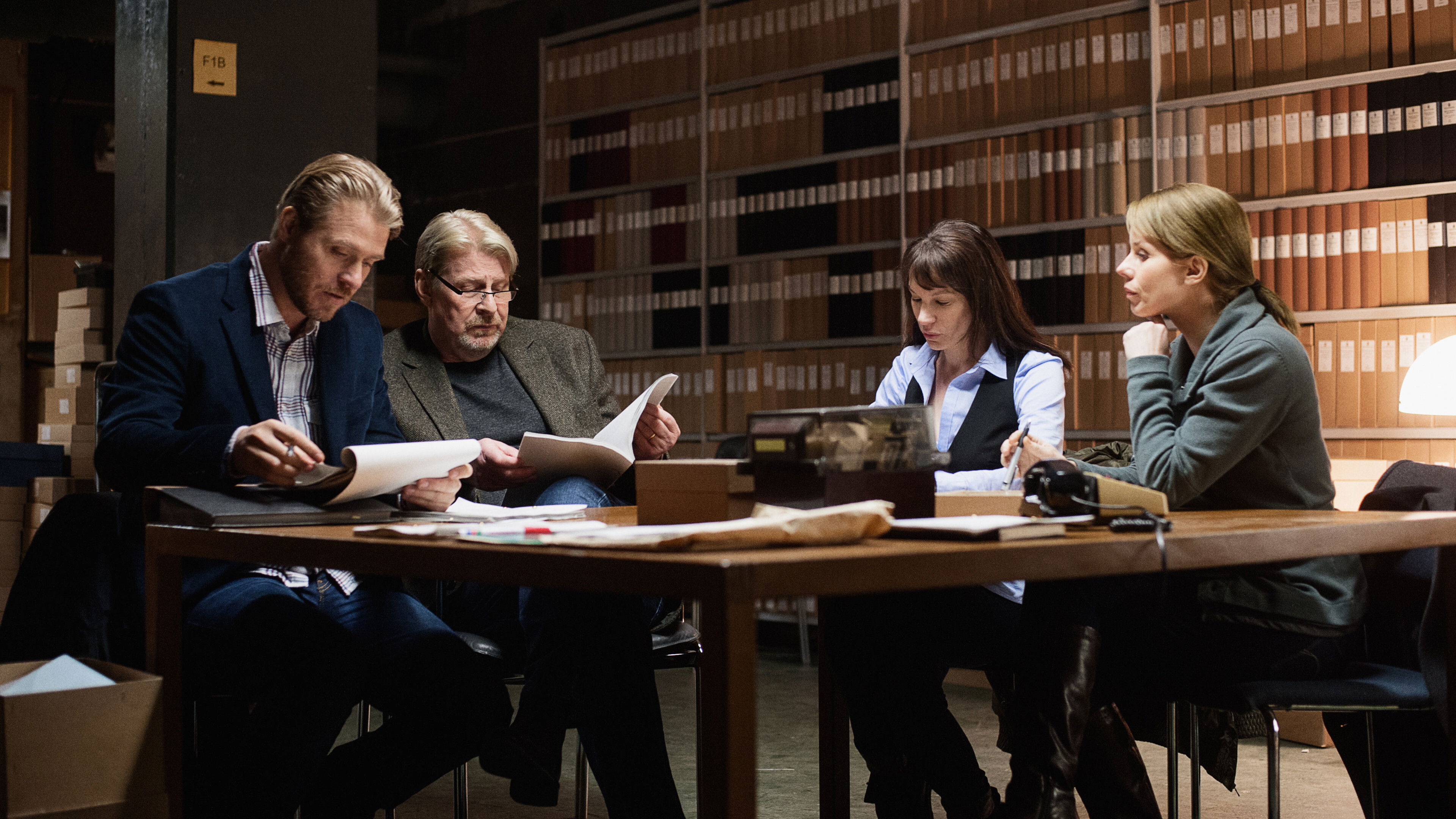 Backdrop for Death of a Pilgrim