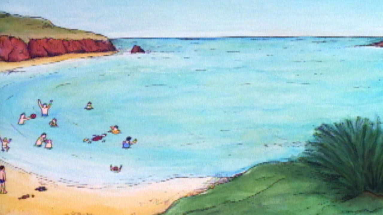 Backdrop for The Great White Man-Eating Shark