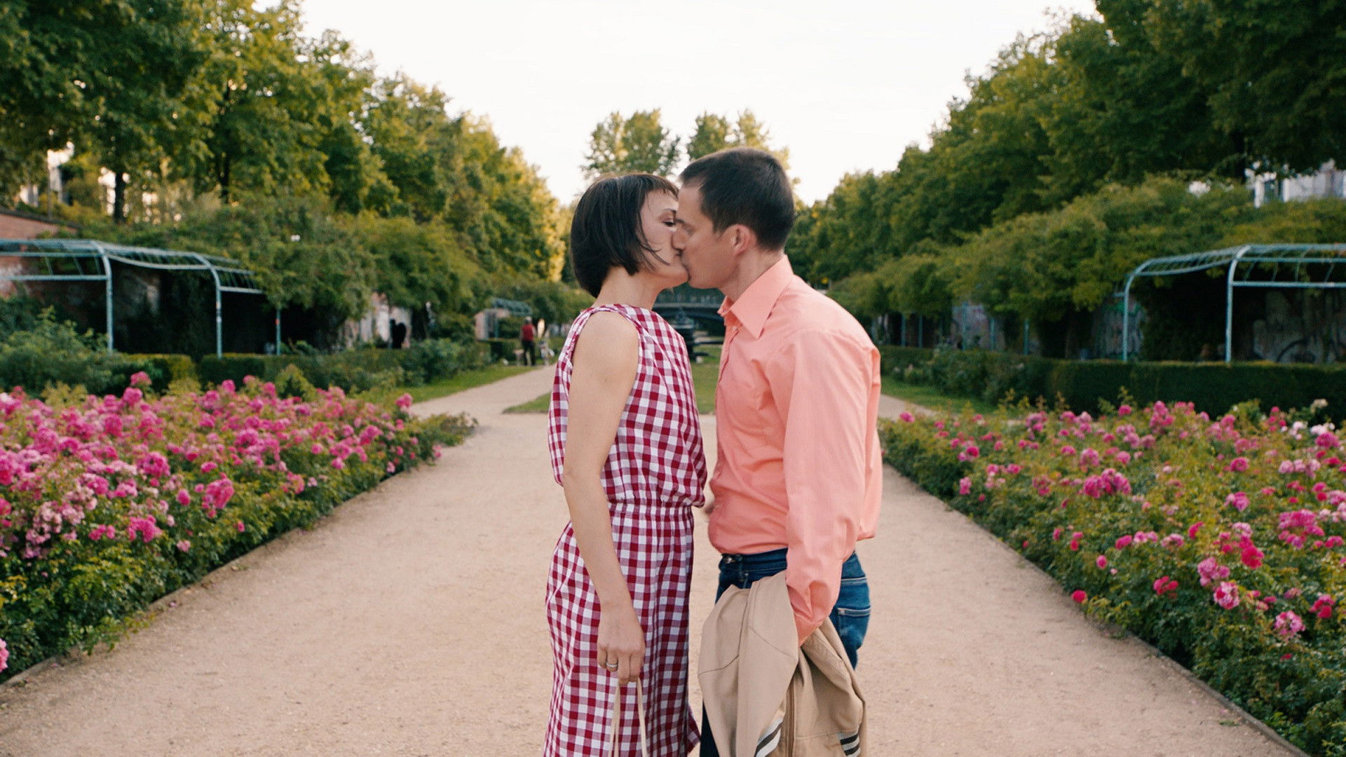 Backdrop for Two People Meeting