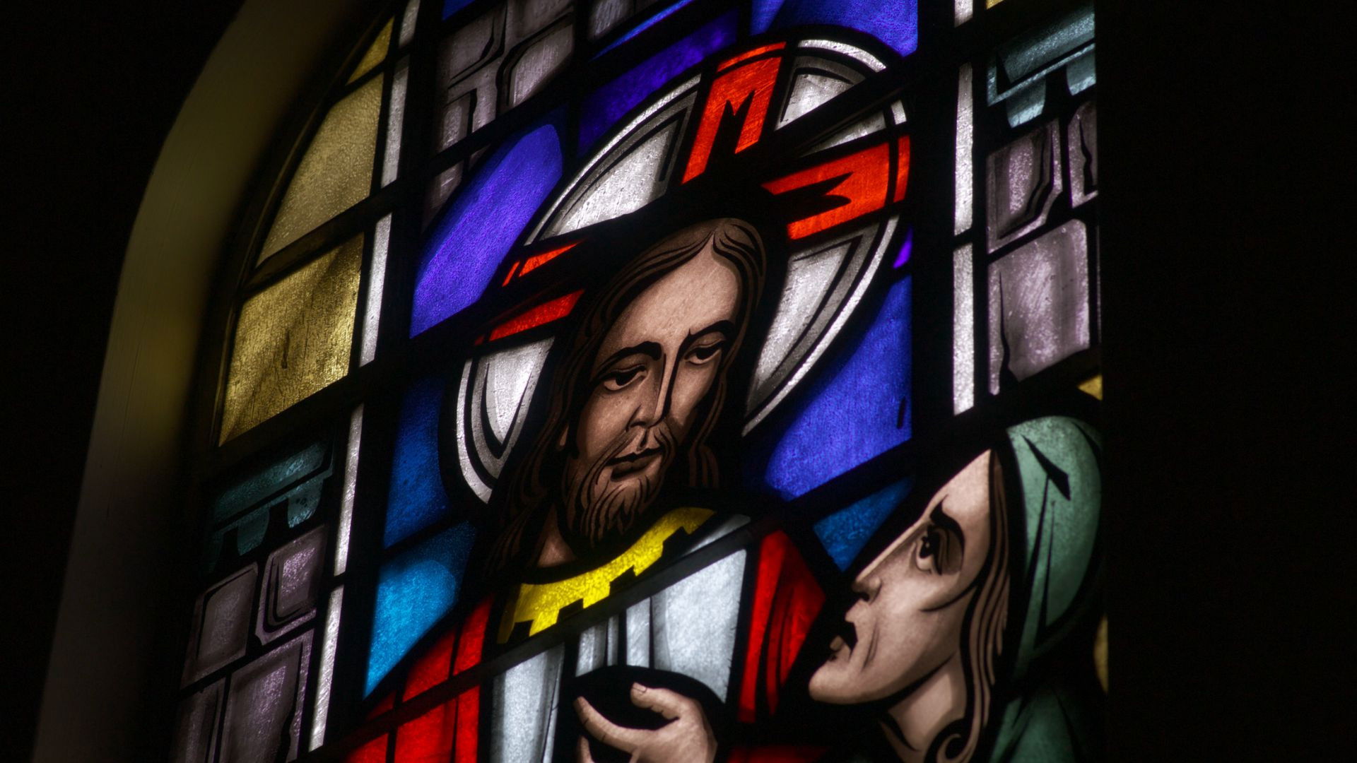 Backdrop for Confessional