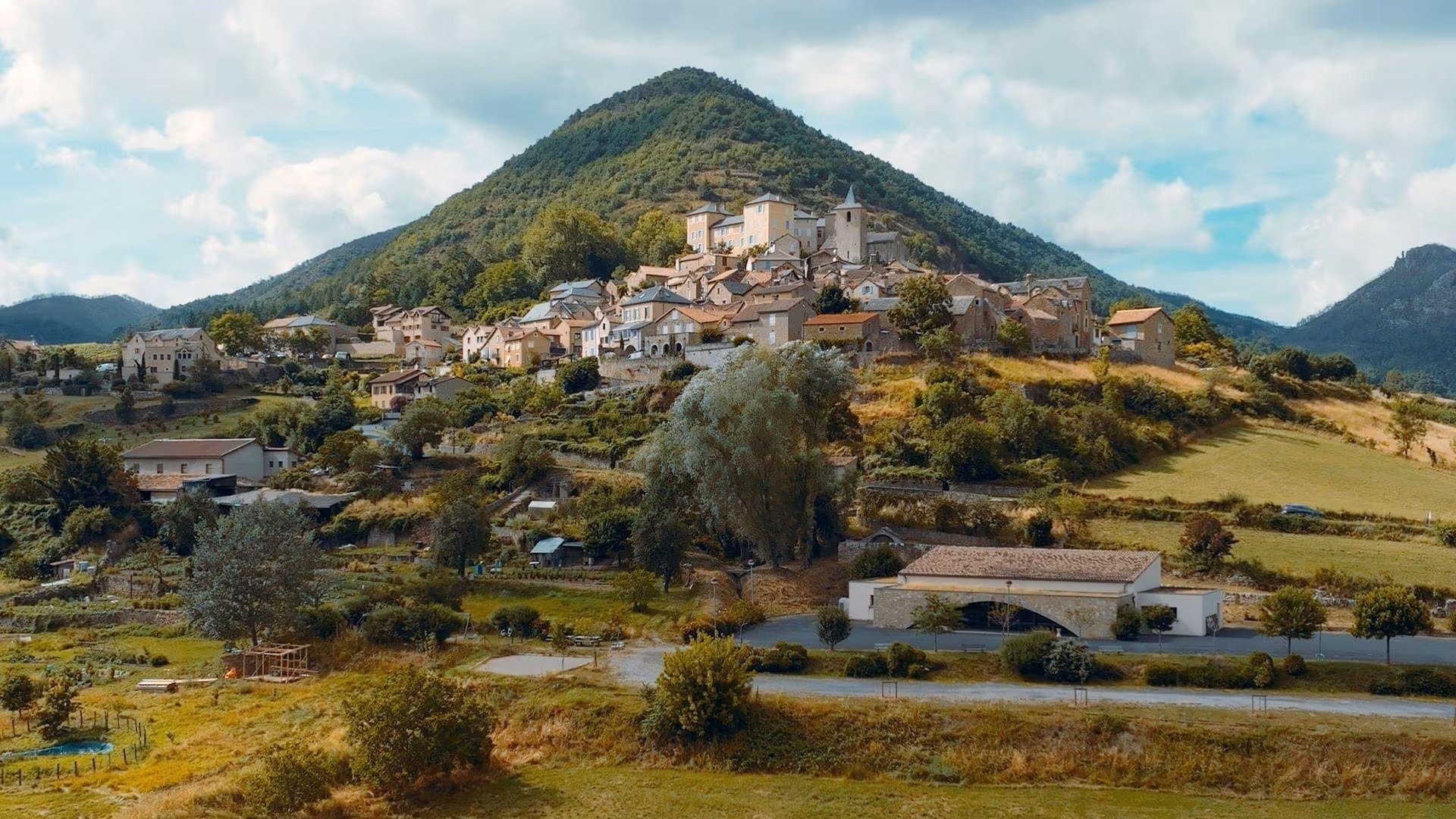 Backdrop for Haunted Places