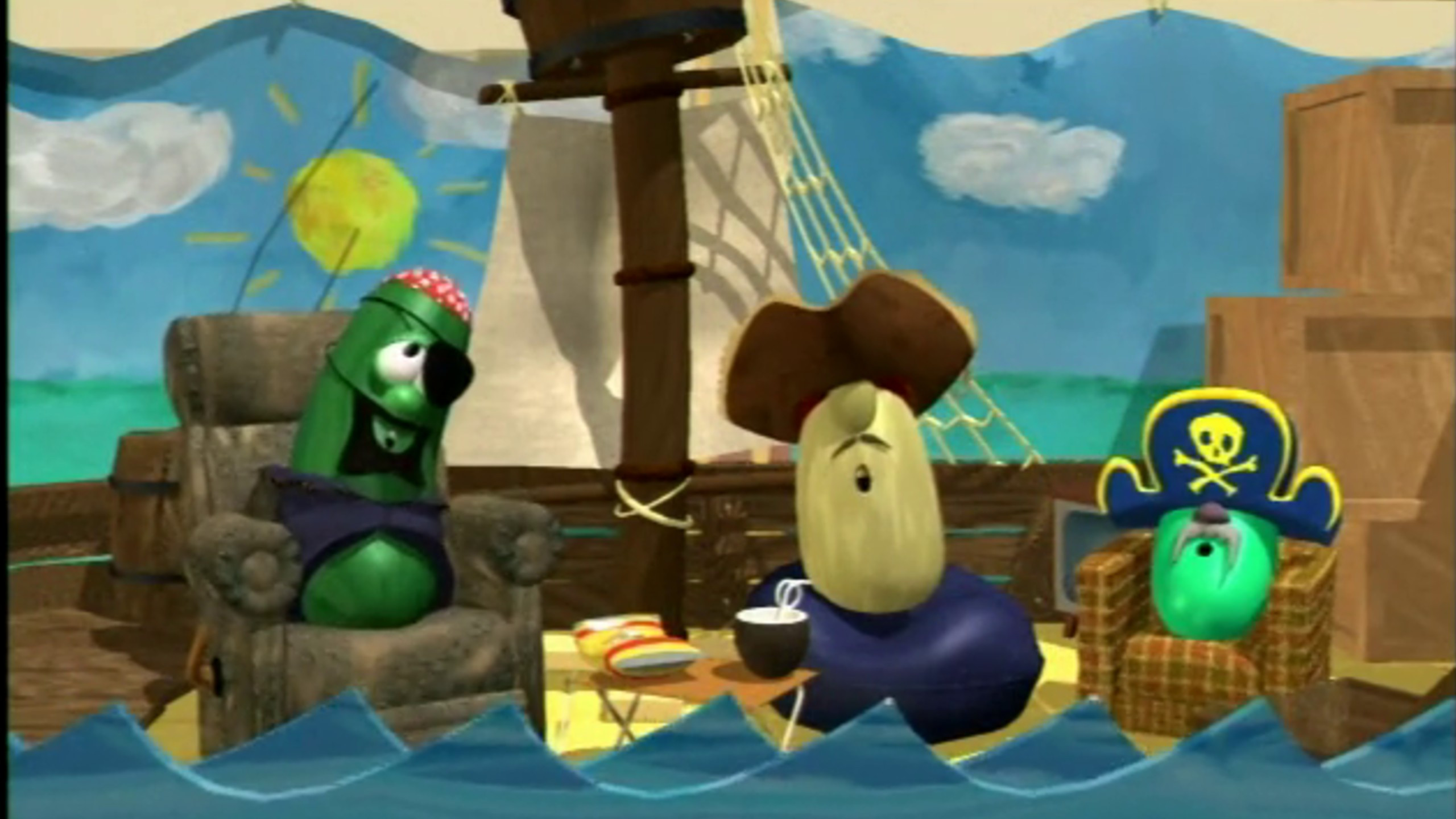 Backdrop for VeggieTales: Very Silly Songs