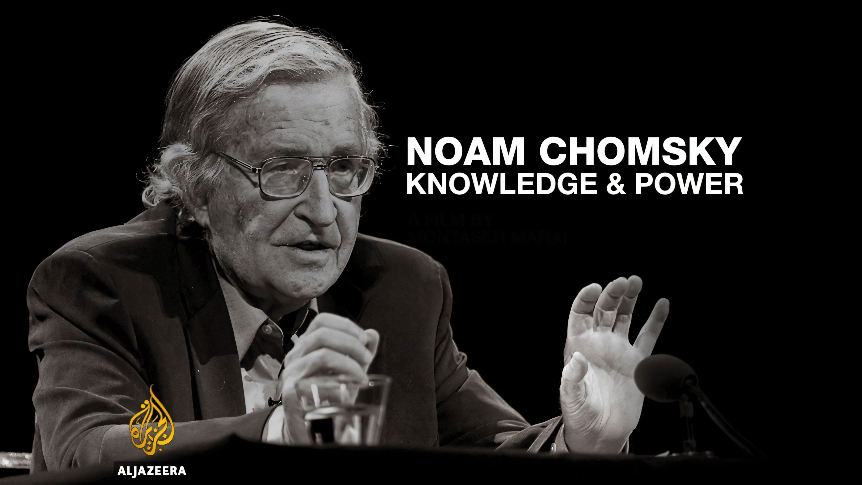 Backdrop for Noam Chomsky: Knowledge and Power