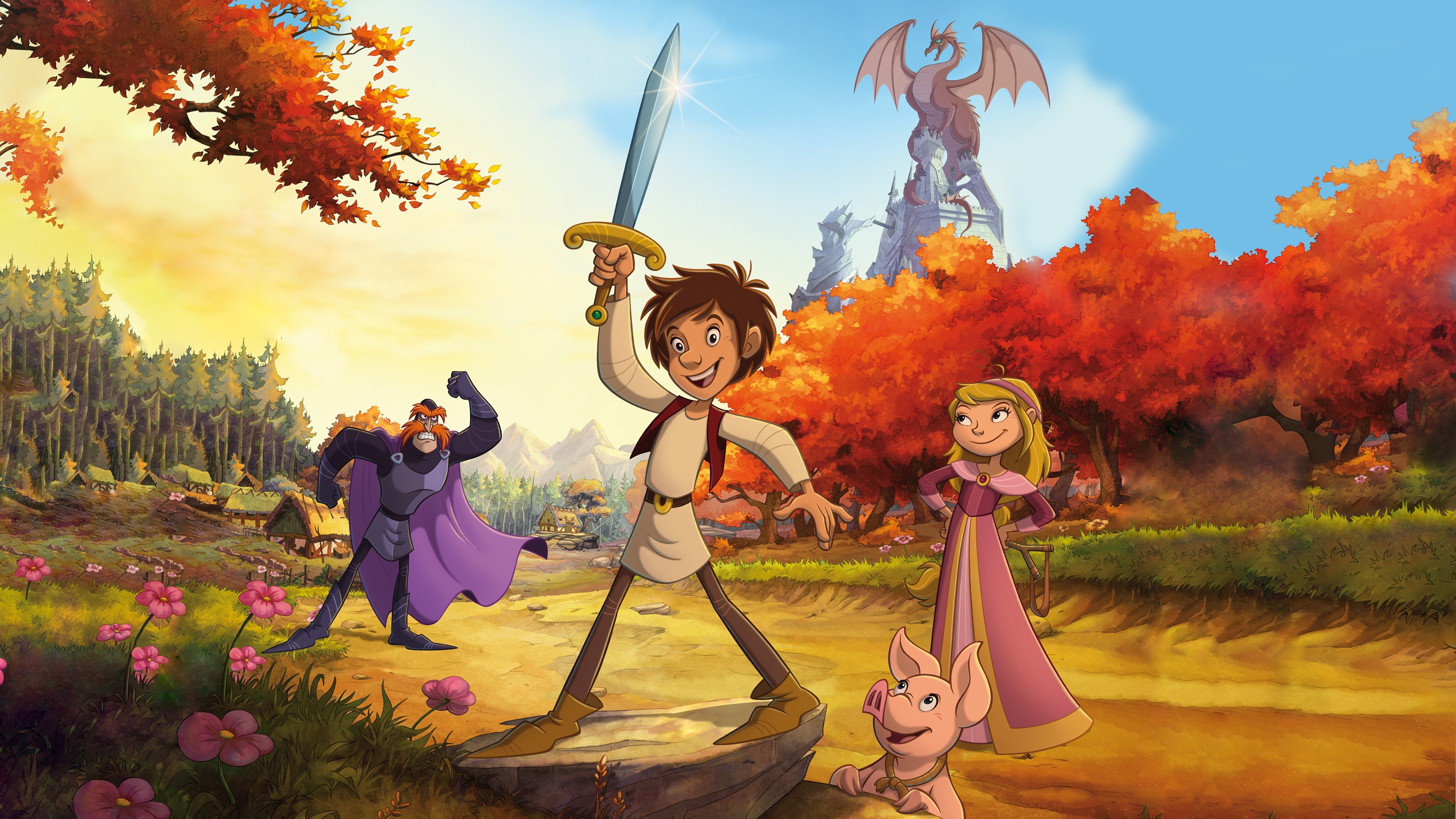 Backdrop for Trenk, the Little Knight