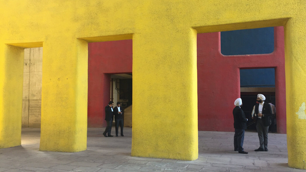 Backdrop for The Power of Utopia: Living with Le Corbusier in Chandigarh