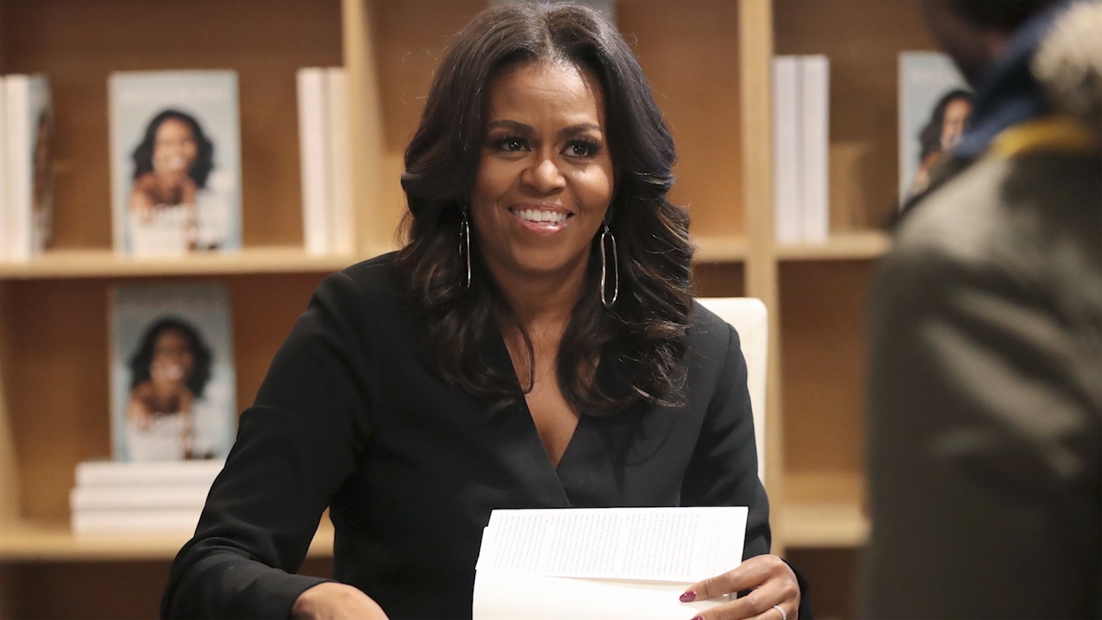 Backdrop for Michelle Obama: Life After the White House