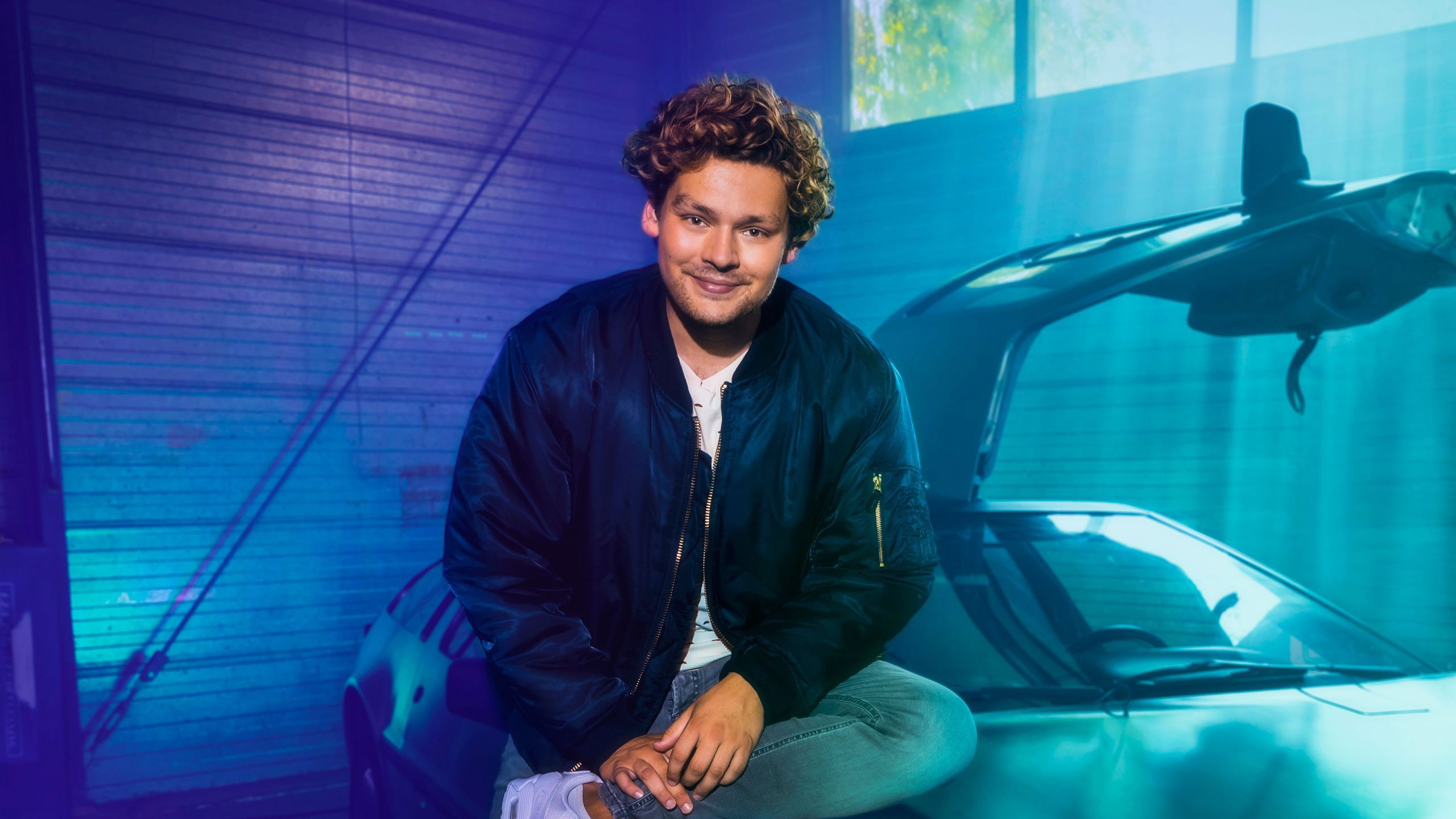 Backdrop for De magische auto