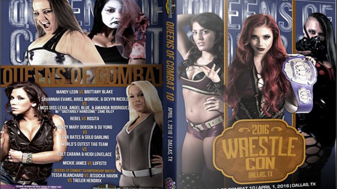 Backdrop for Queens Of Combat QOC 10