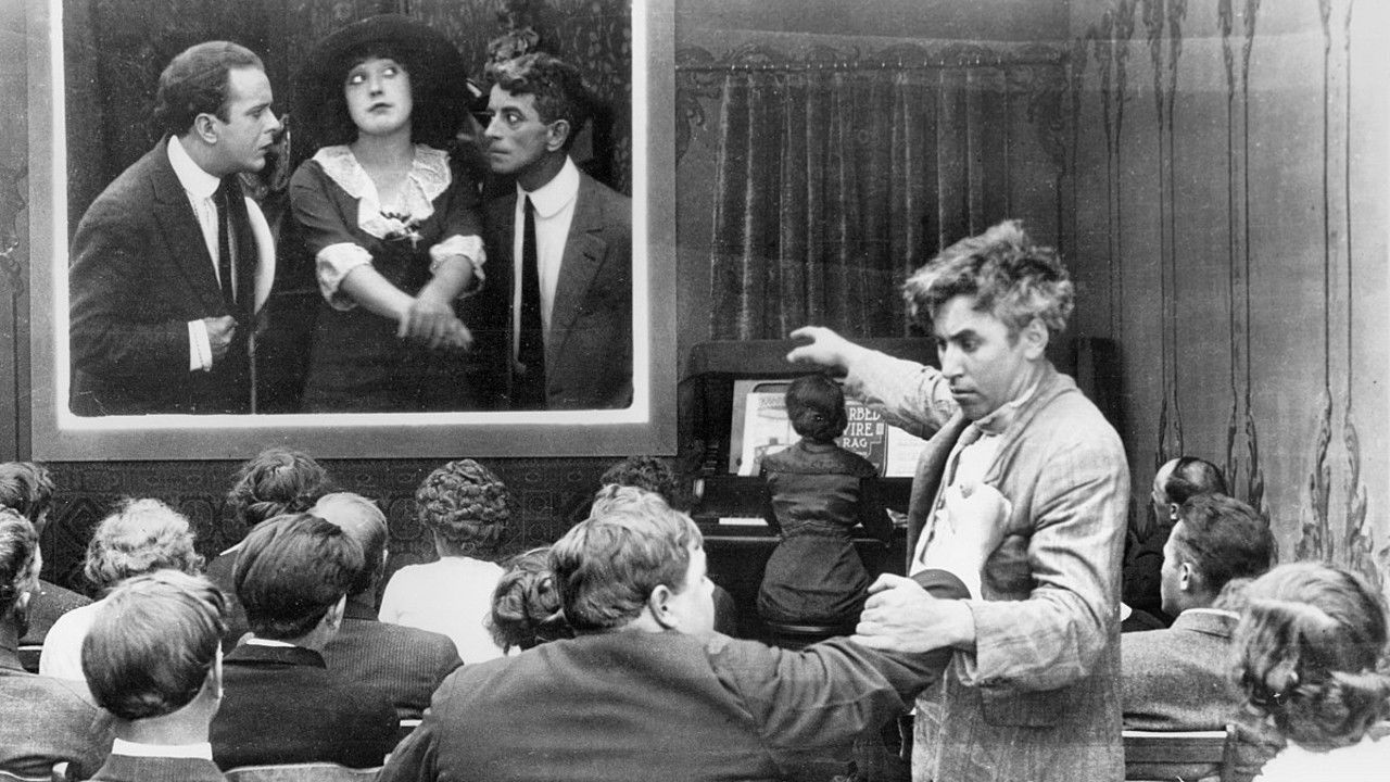 Backdrop for Mabel's Dramatic Career