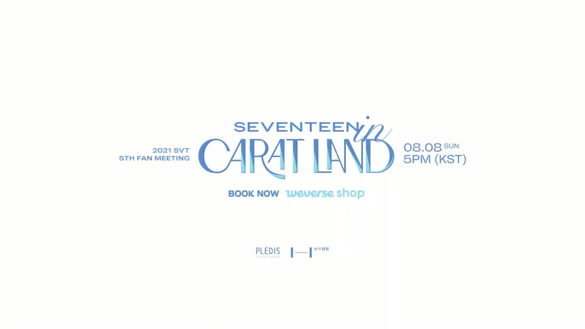 Backdrop for SEVENTEEN in CARAT LAND
