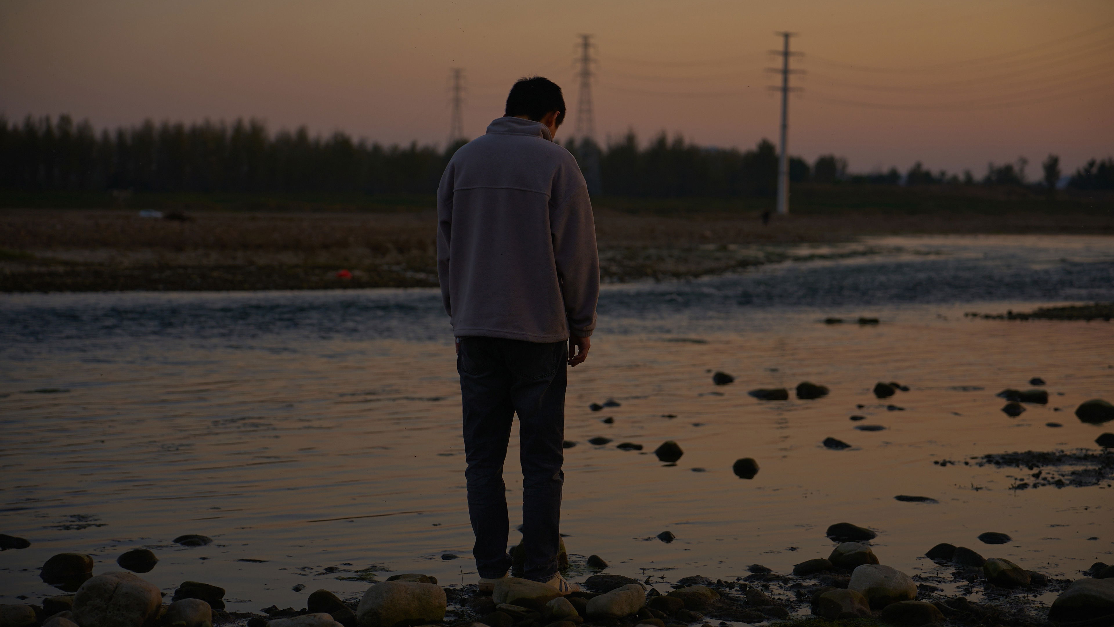 Backdrop for As the River Goes By