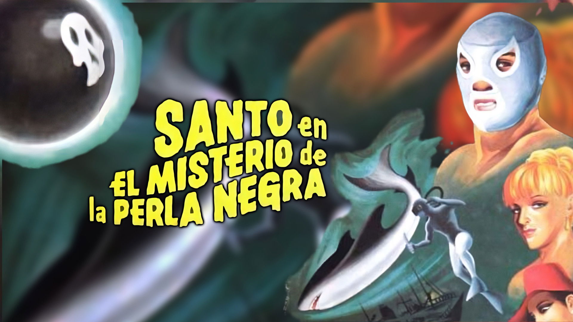 Backdrop for Santo in the Mystery of the Black Pearl