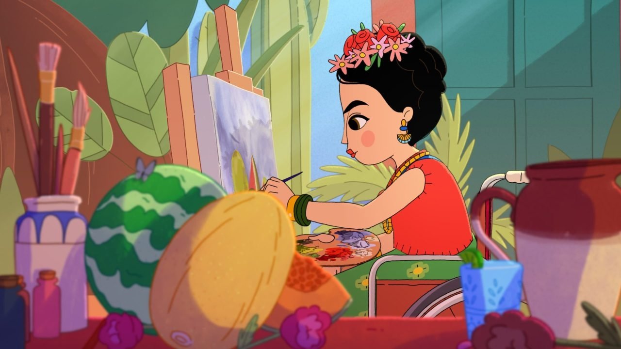 Backdrop for Hola Frida!