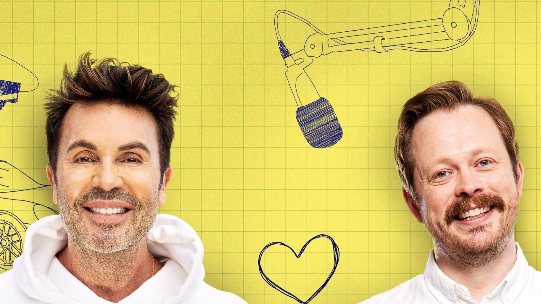 Backdrop for Jan Thomas og Einar blir venner