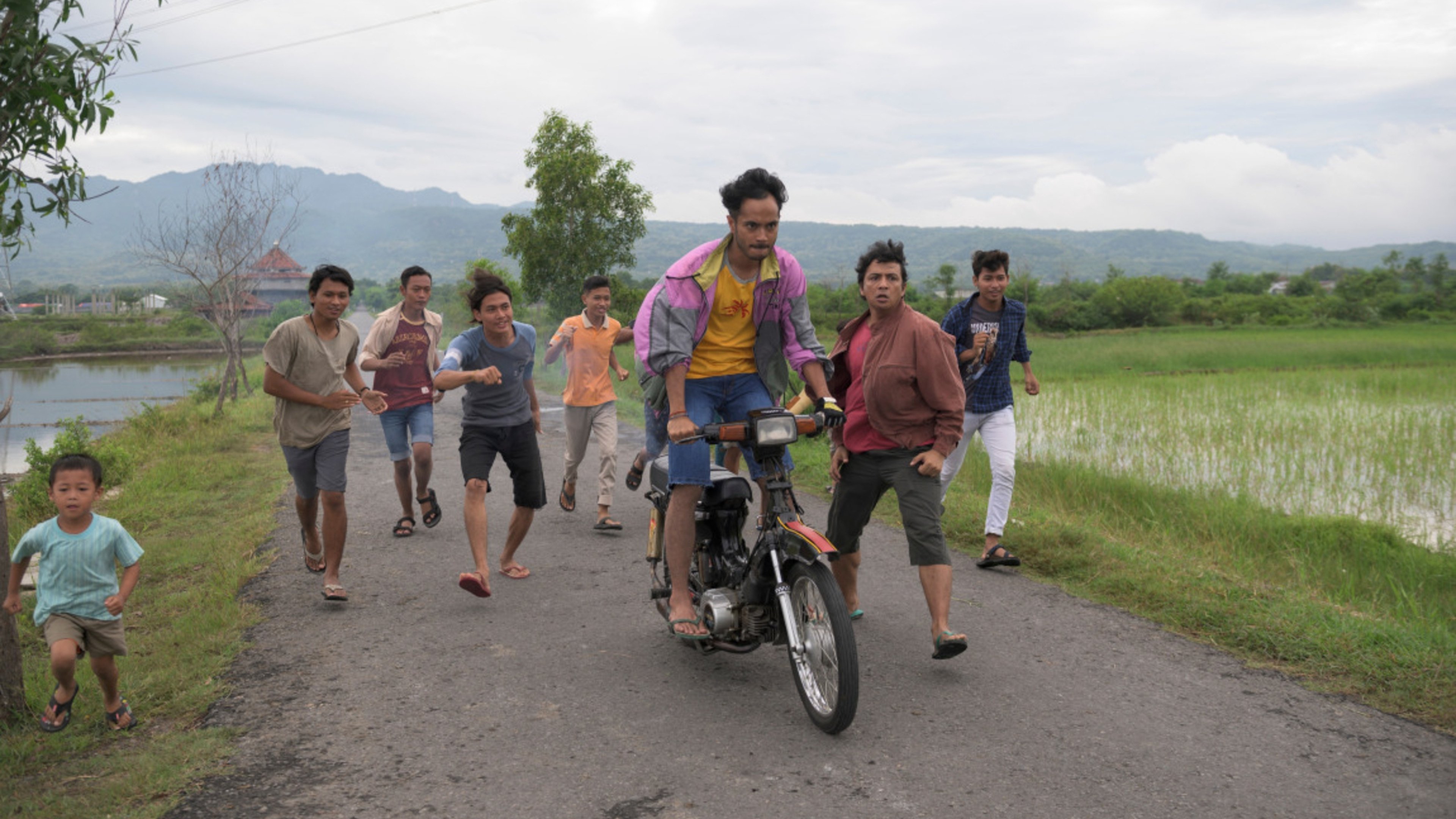 Backdrop for Vengeance Is Mine, All Others Pay Cash