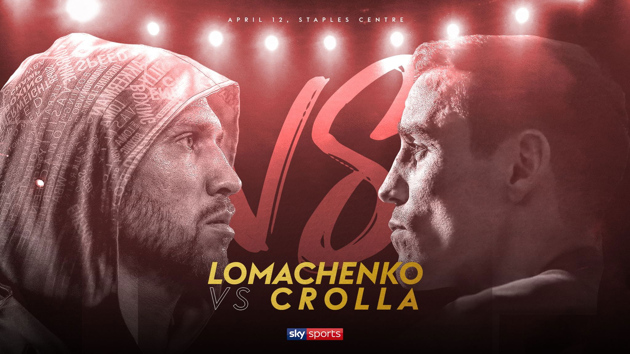 Backdrop for Vasyl Lomachenko vs. Anthony Crolla