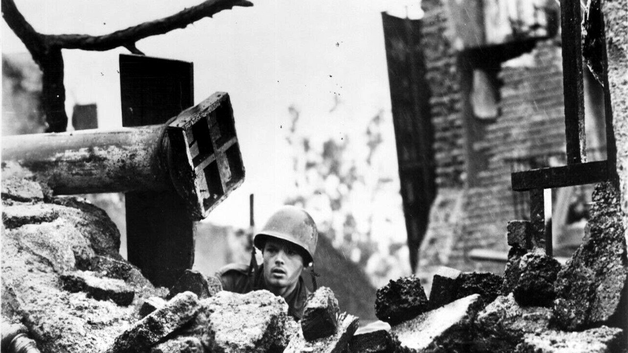 Backdrop for Eight Iron Men