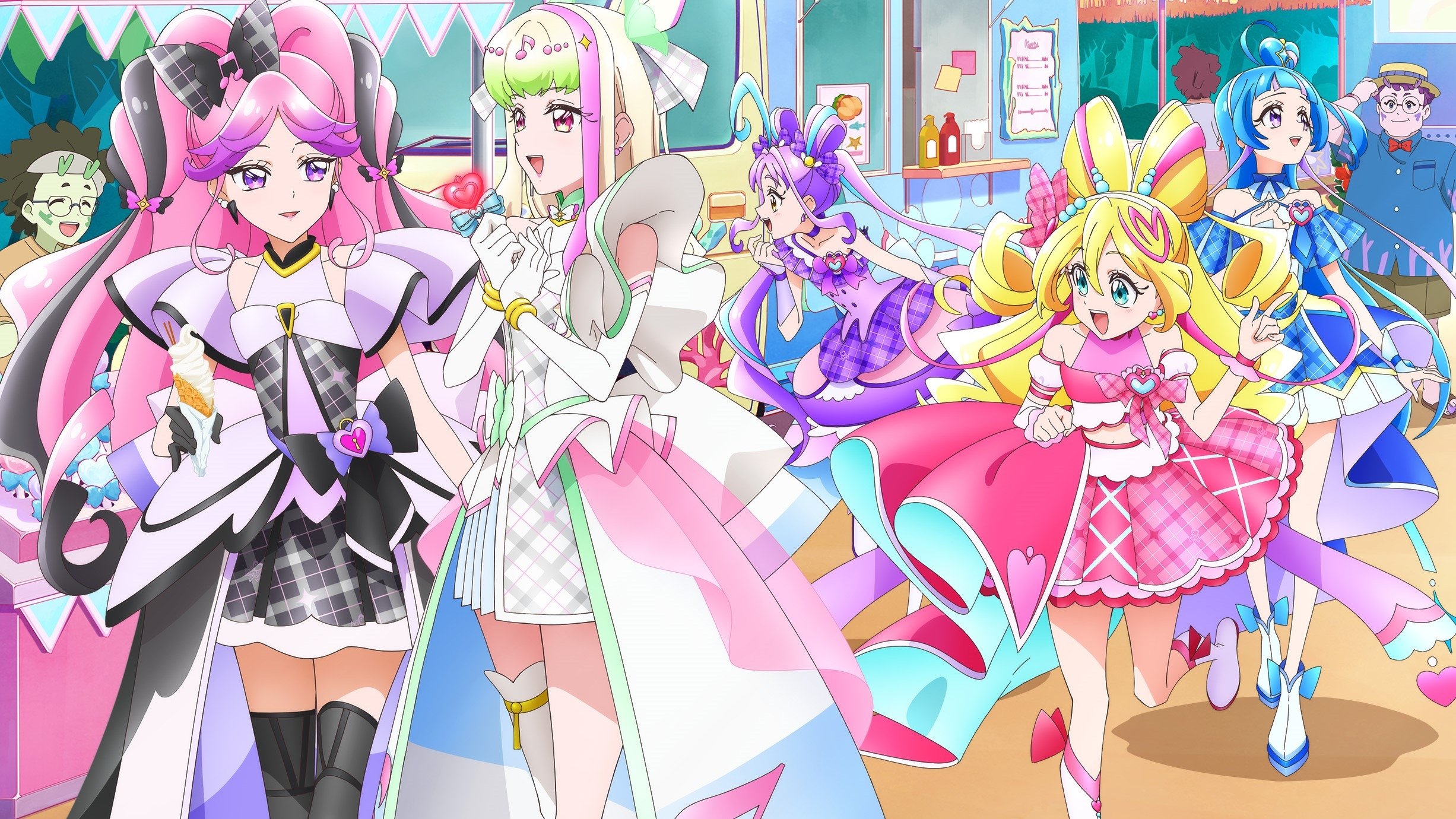 Backdrop for You and Idol Precure♪ the Movie For You! Our Kirakilala Concert!