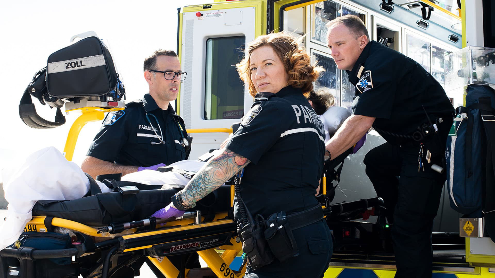 Backdrop for Nos paramédics