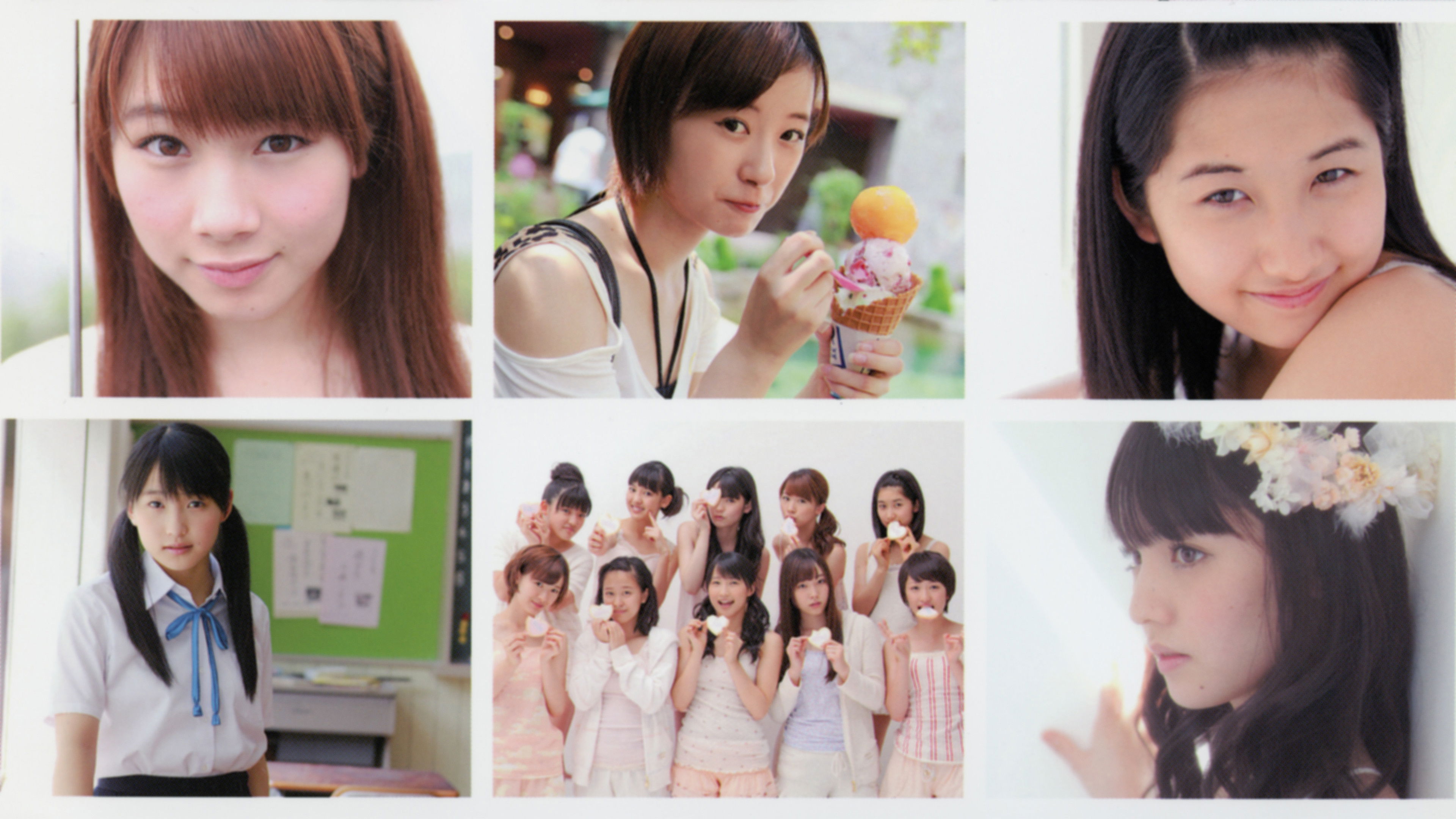 Backdrop for Morning Musume. 15th Anniversary Photobook ZERO