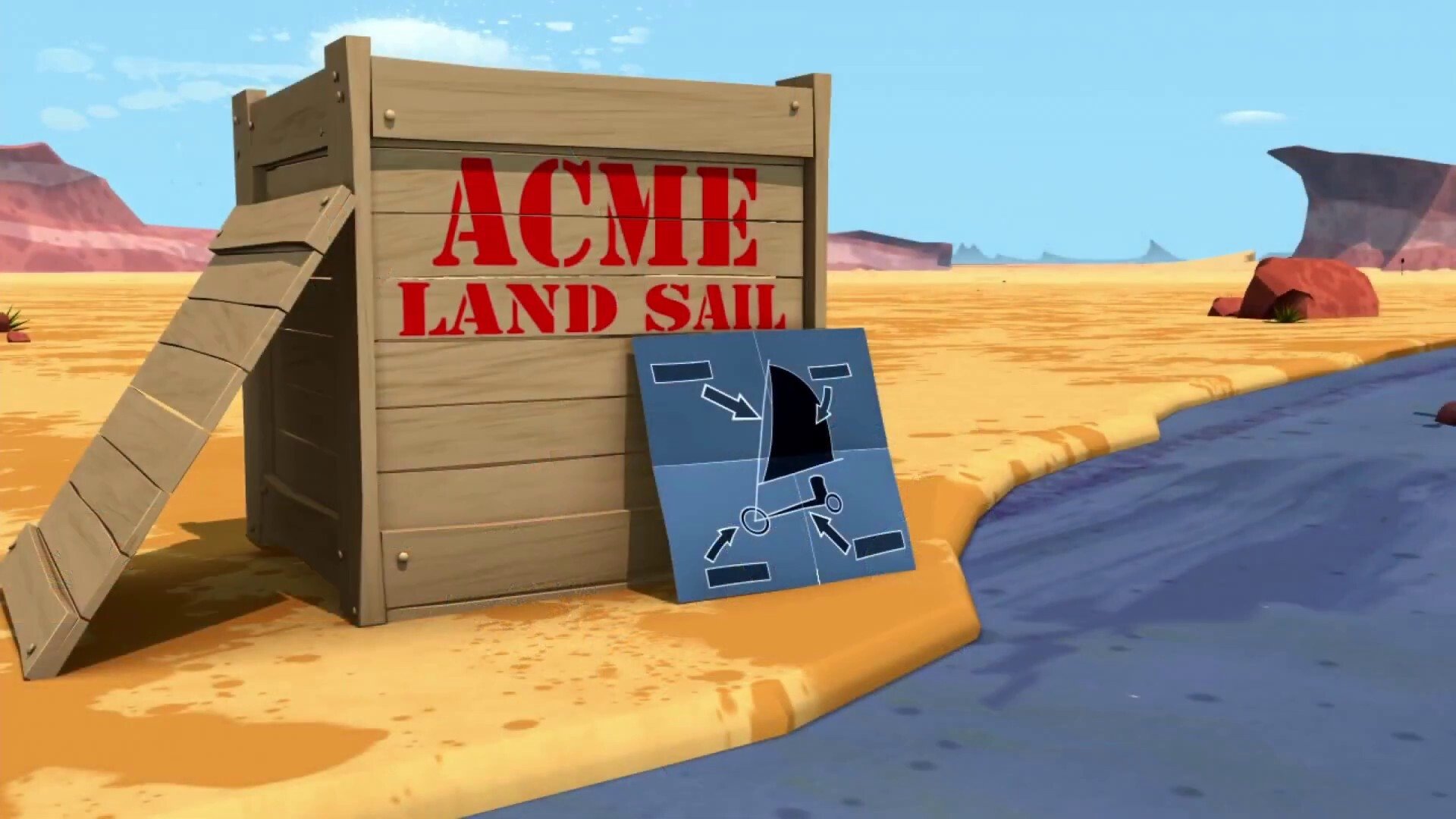 Backdrop for Sail Fail