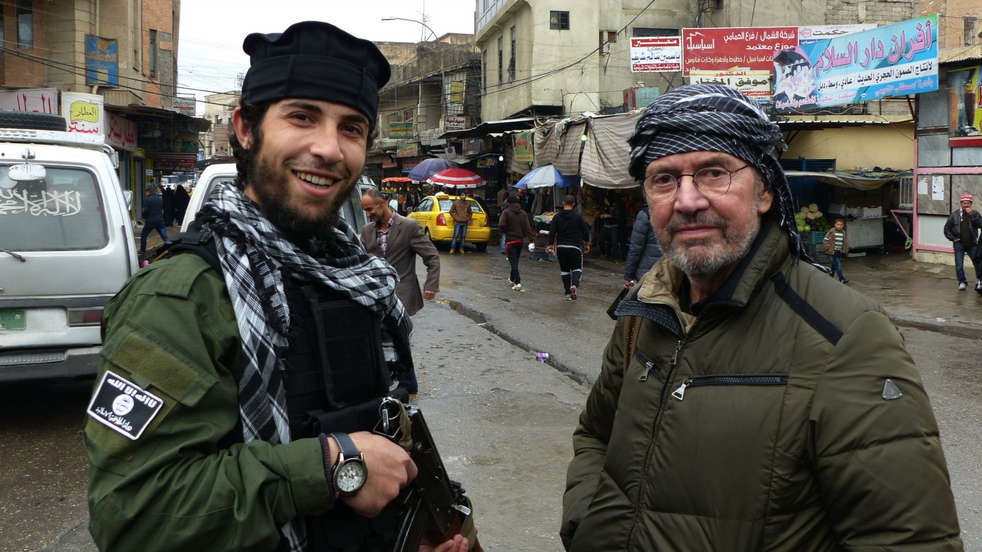 Backdrop for Inside IS: 10 Days in the Islamic State