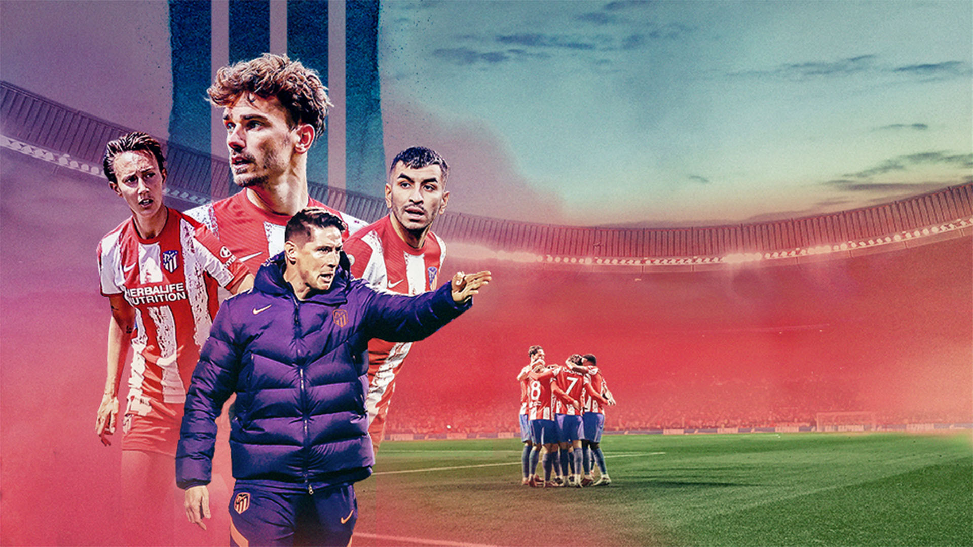 Backdrop for Another Way of Living: Atlético de Madrid