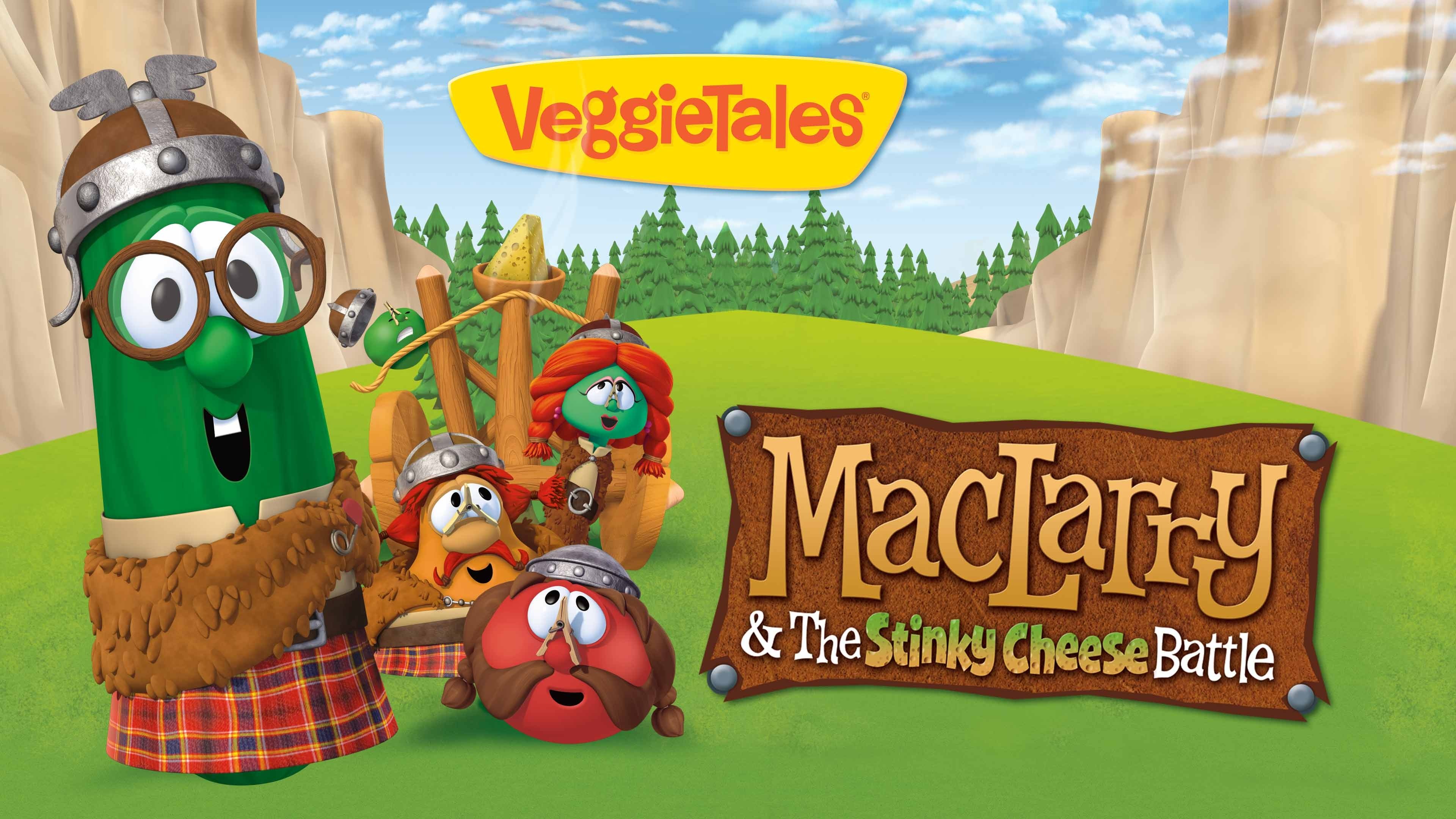 Backdrop for VeggieTales: MacLarry and the Stinky Cheese Battle