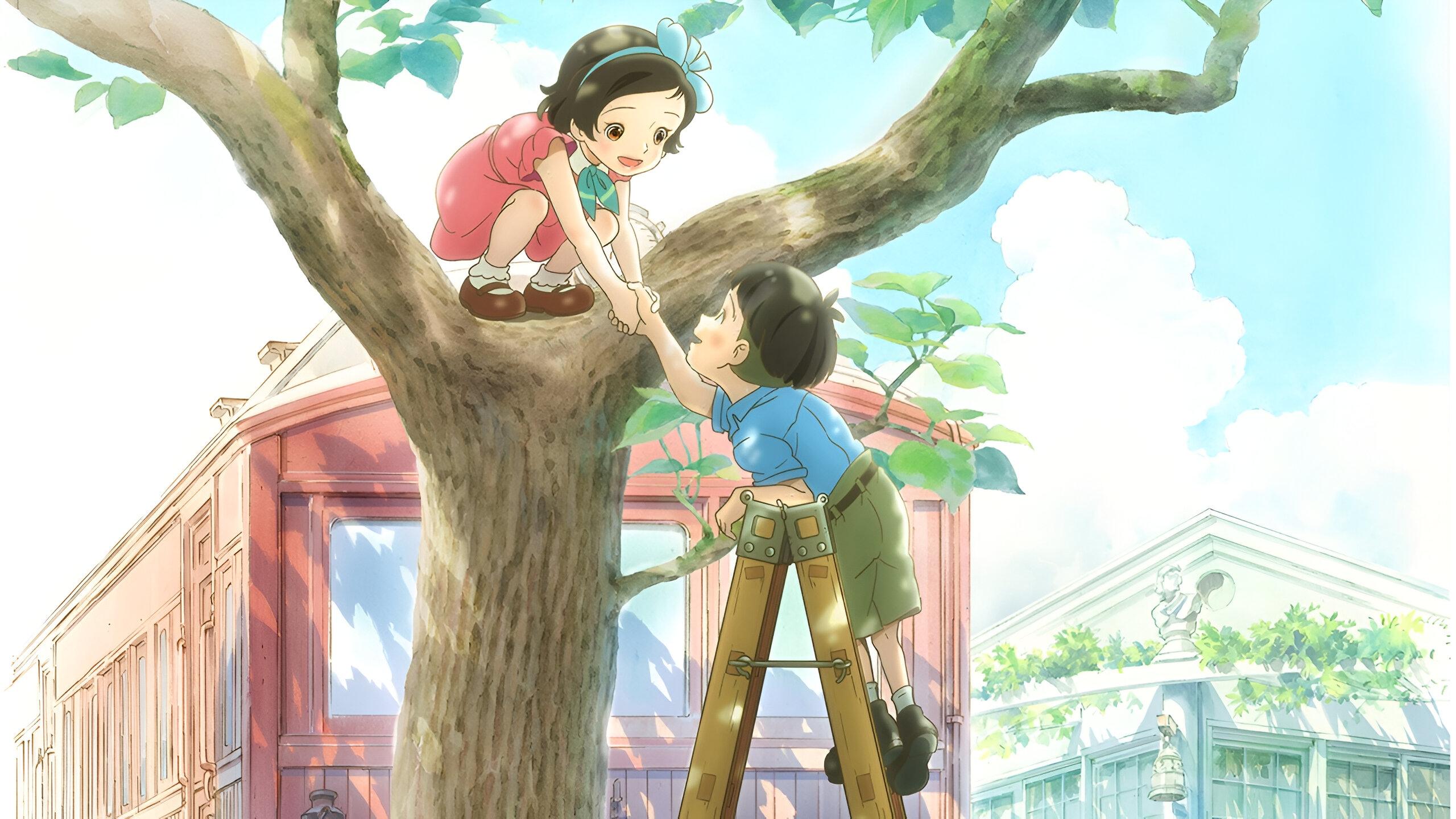 Backdrop for Totto-chan: The Little Girl at the Window