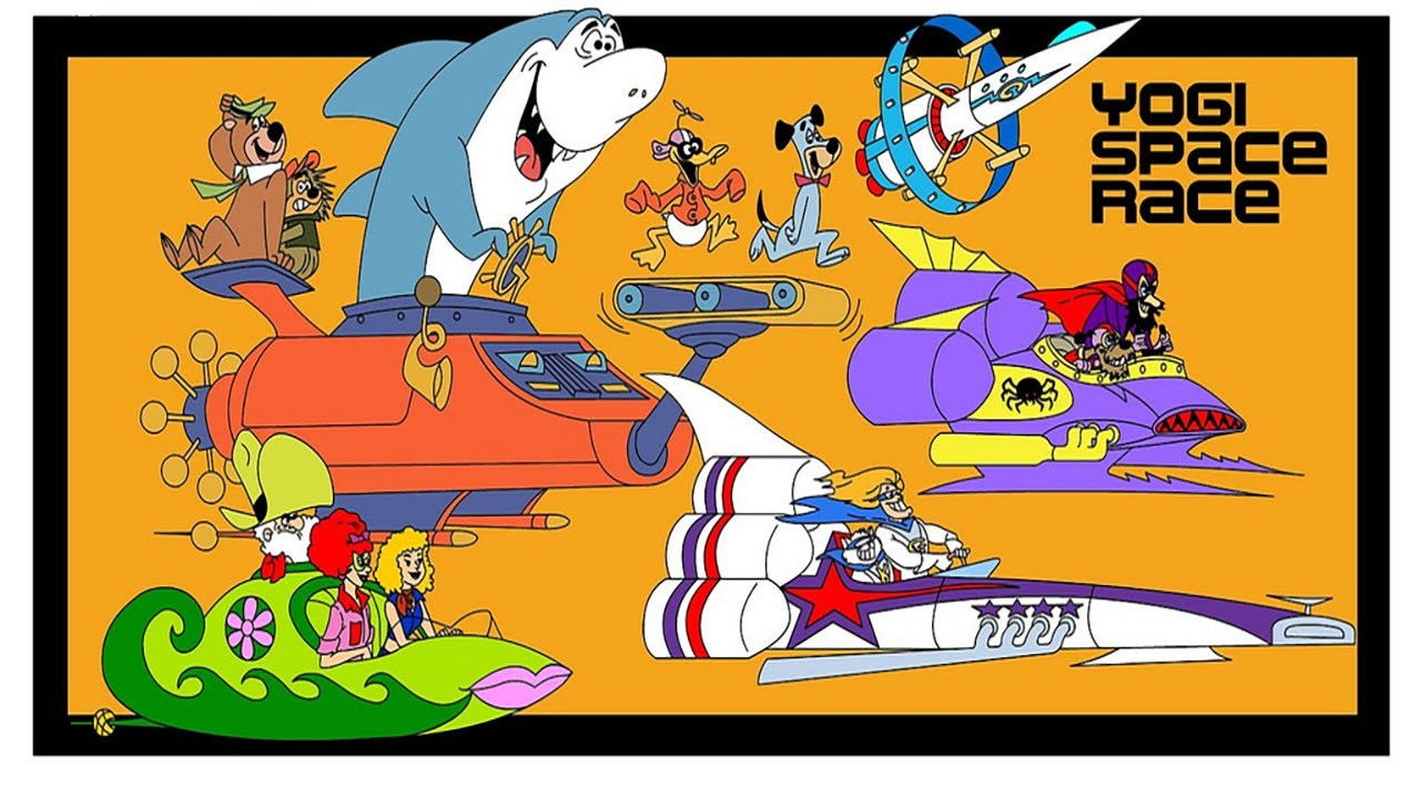 Backdrop for Yogi's Space Race