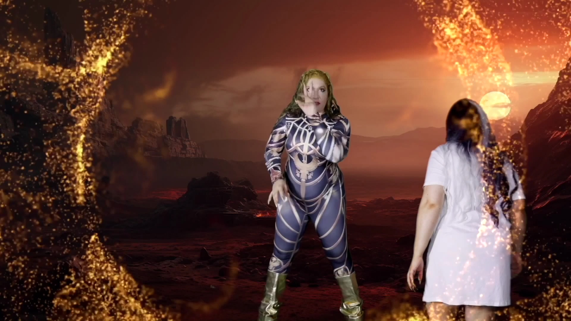 Backdrop for White Cobra Diamond Fox vs. The Golden Eye