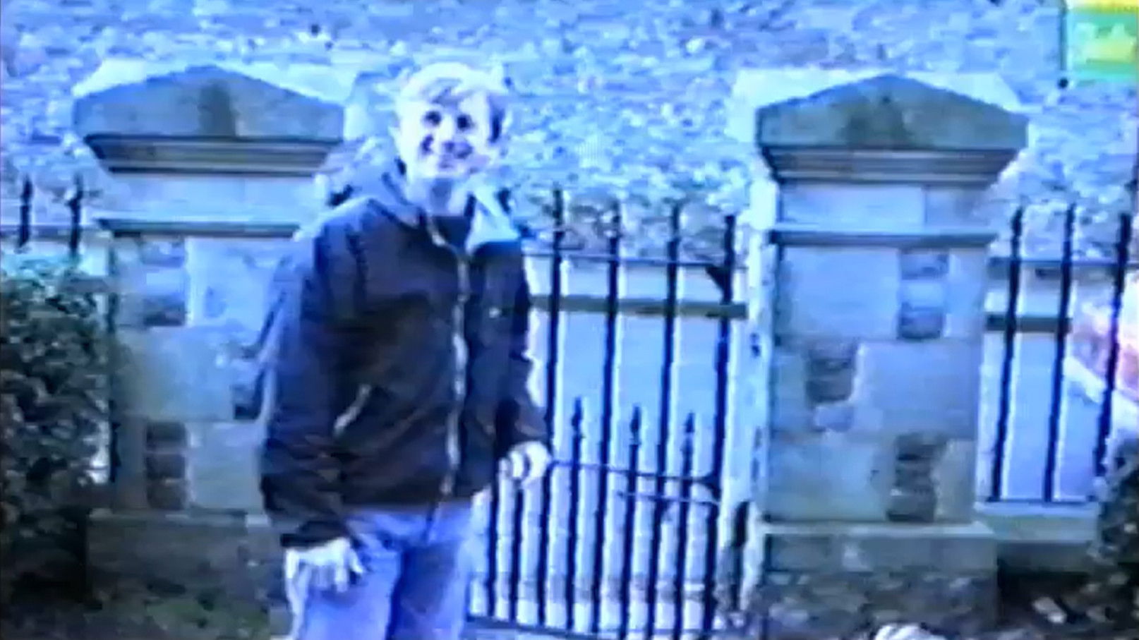 Backdrop for 2 Yanks Taking the Piss in Tramore, Christmas '92