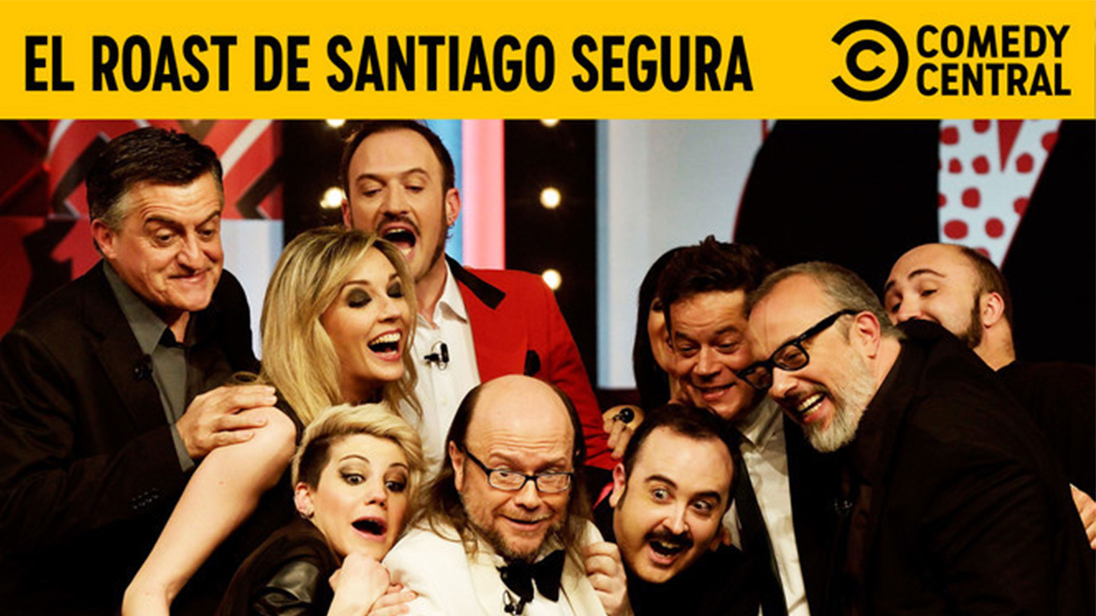 Backdrop for El Roast de Santiago Segura. Amiguetes los justos