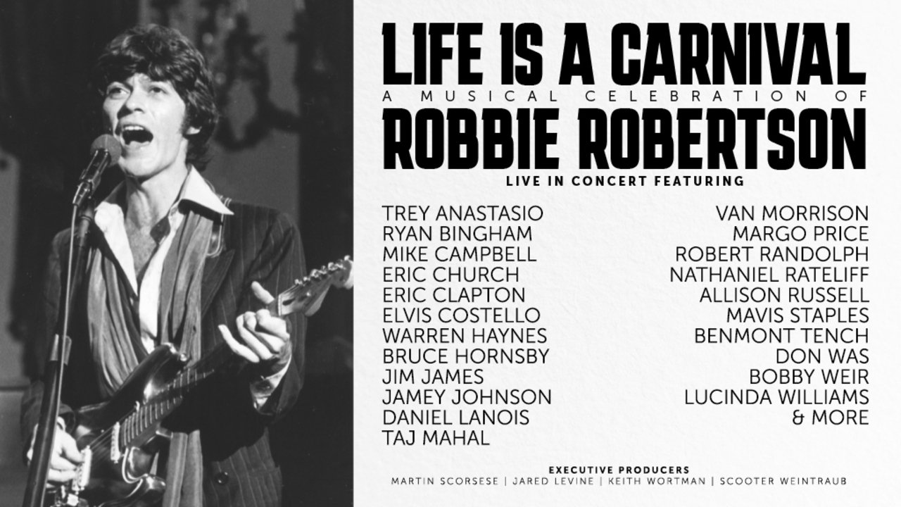 Backdrop for Life Is a Carnival: A Musical Celebration of Robbie Robertson