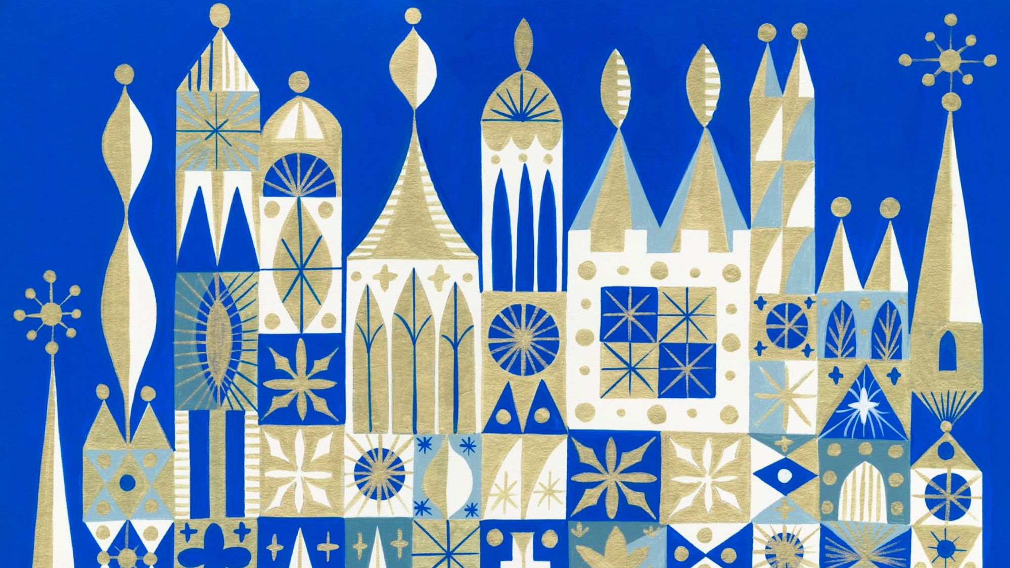 Backdrop for Mary Blair's Pigments of Imagination