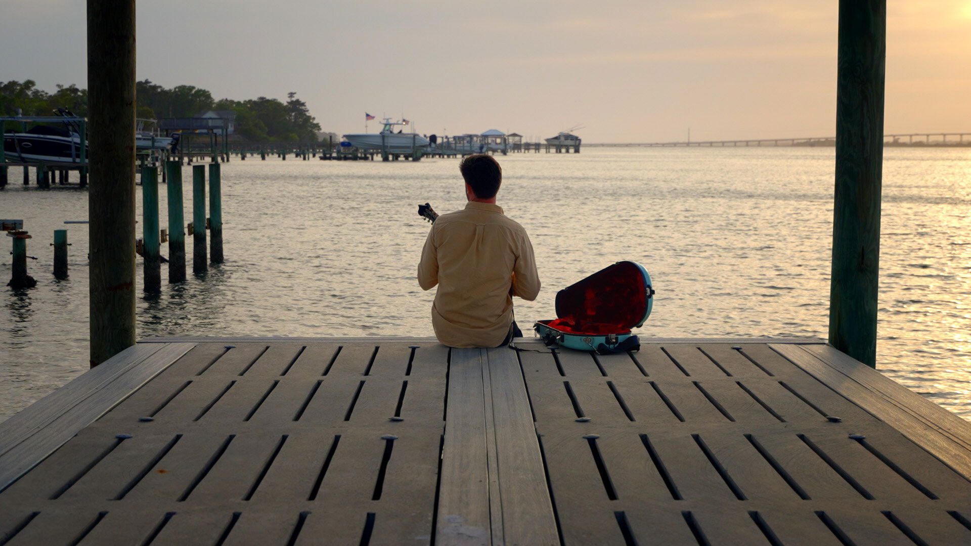 Backdrop for Jacob's First Mandolin