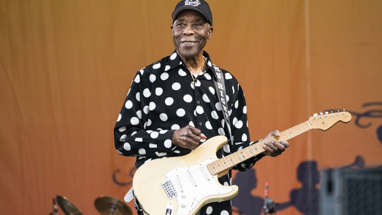 Backdrop for Buddy Guy - Baden-Baden 1991