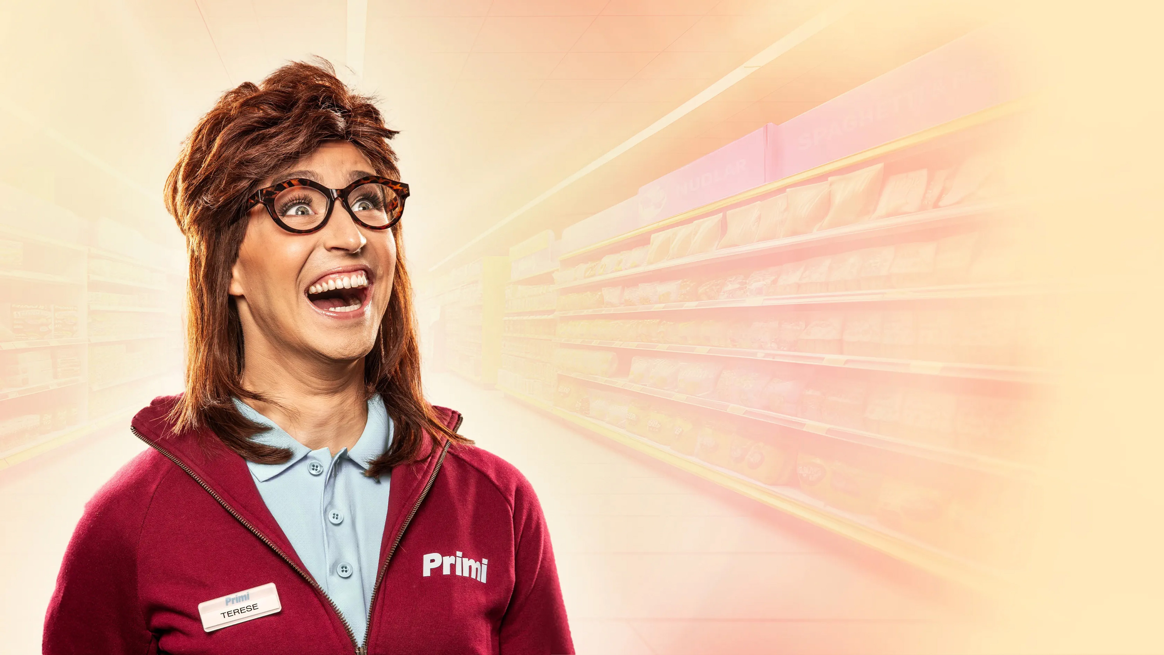 Backdrop for Terese i kassan