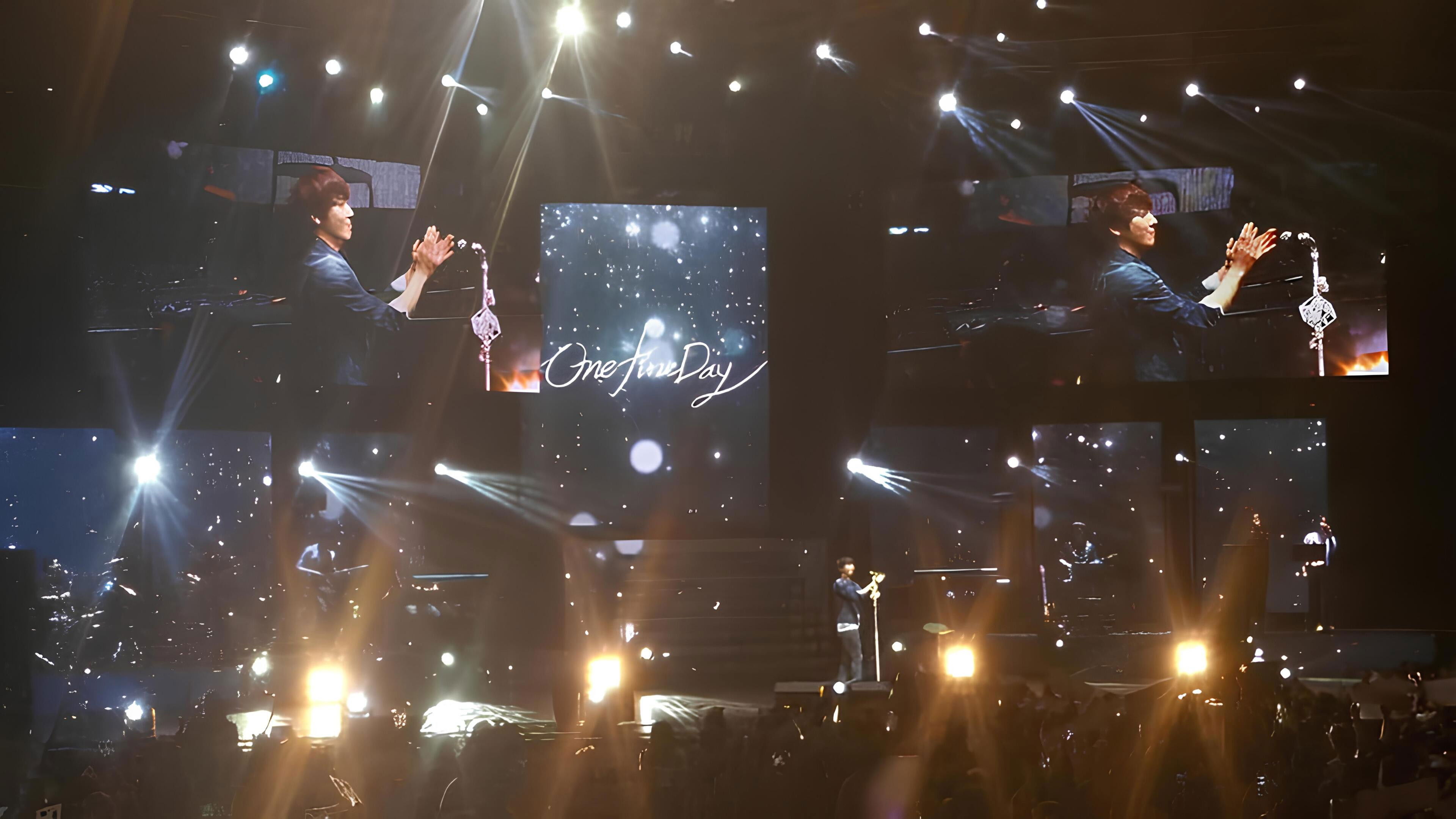 Backdrop for JUNG YONG HWA 1st CONCERT in JAPAN"One Fine Day"