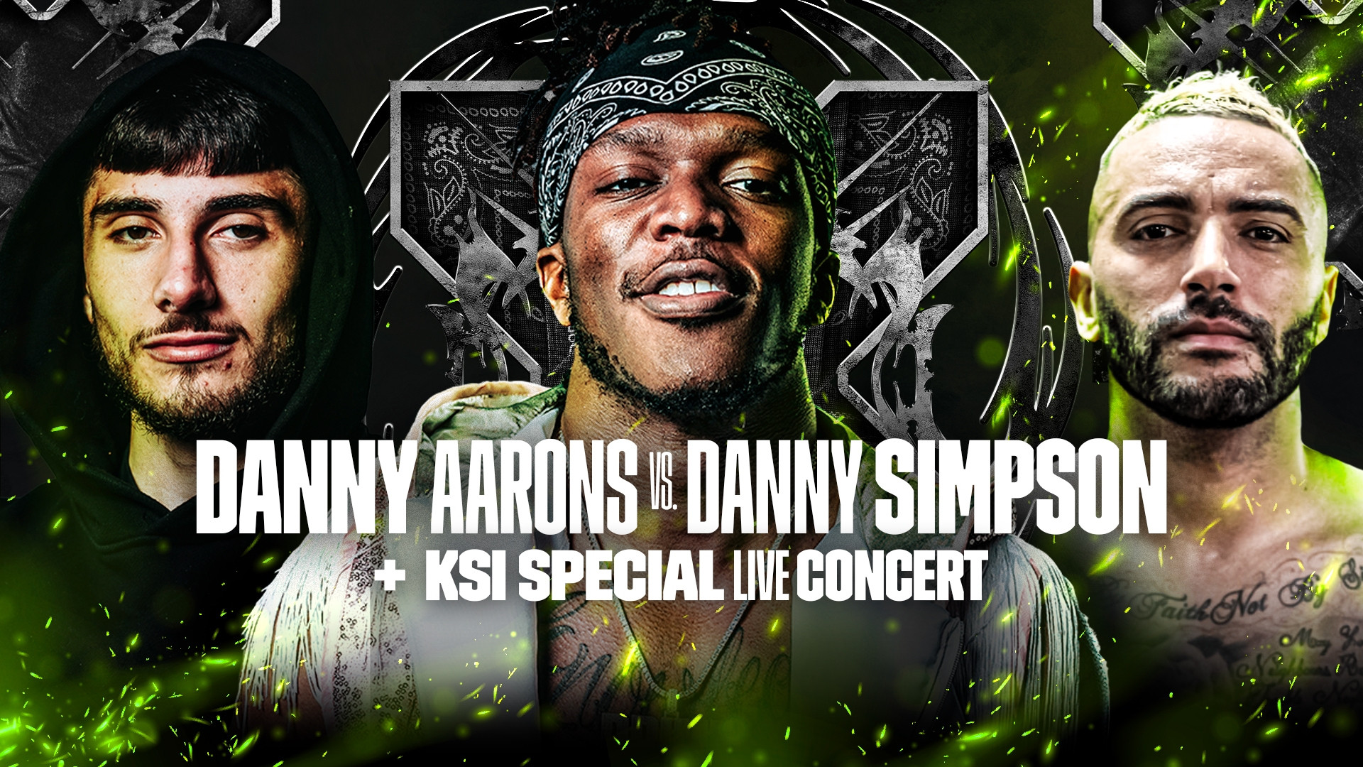 Backdrop for Danny Aarons vs. Danny Simpson