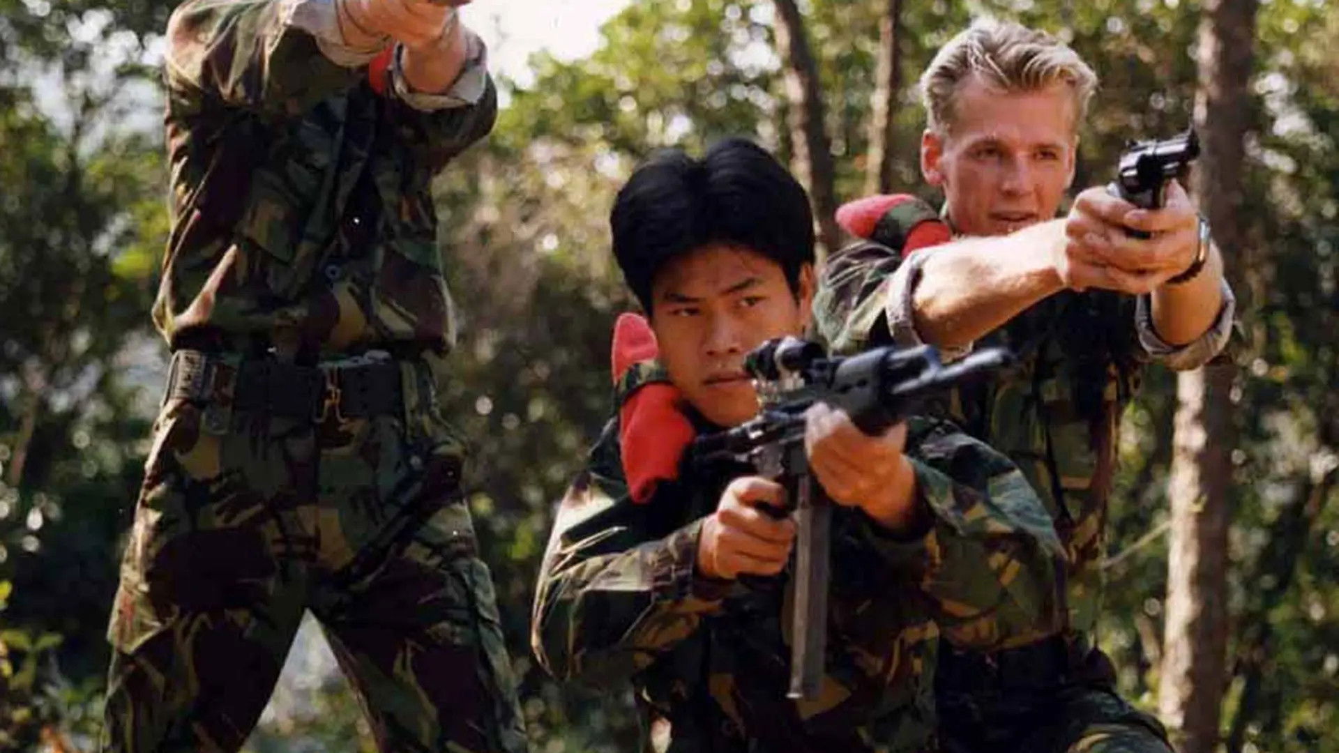 Backdrop for American Force: The Brave Platoon