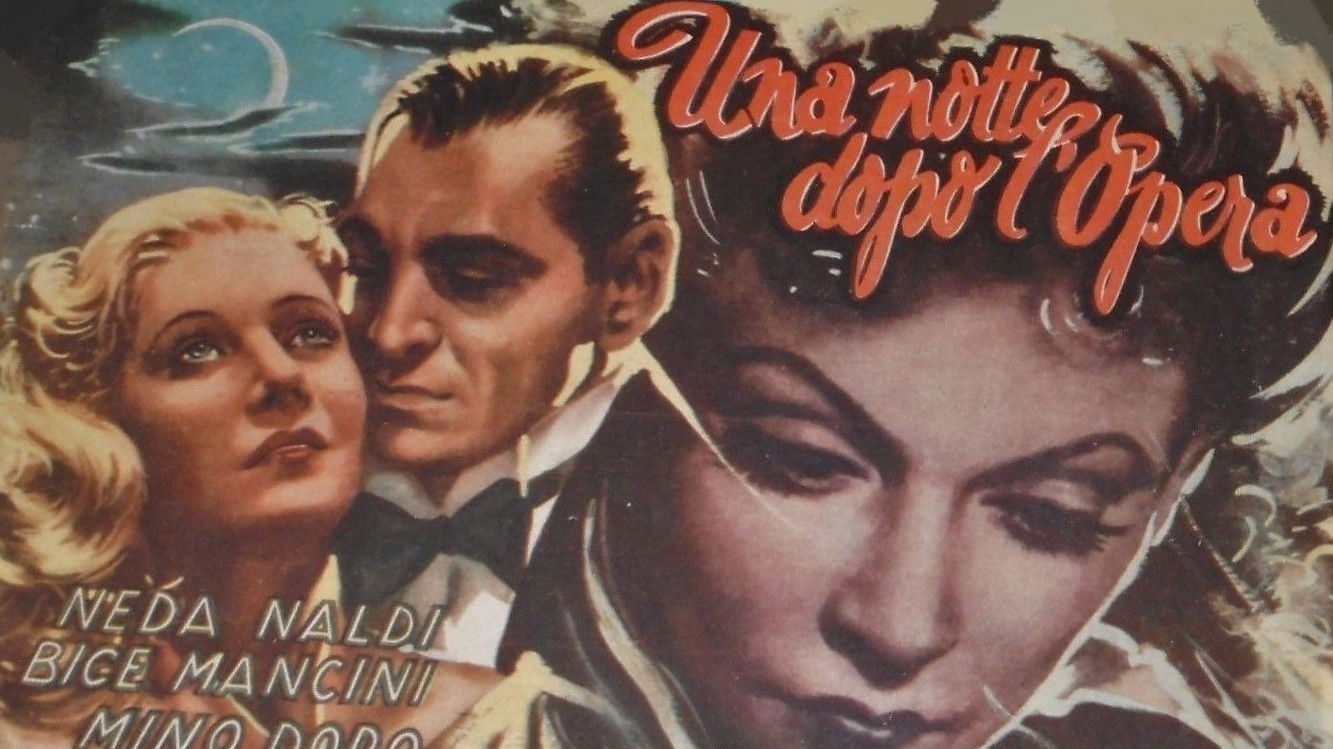 Backdrop for Una notte dopo l'opera