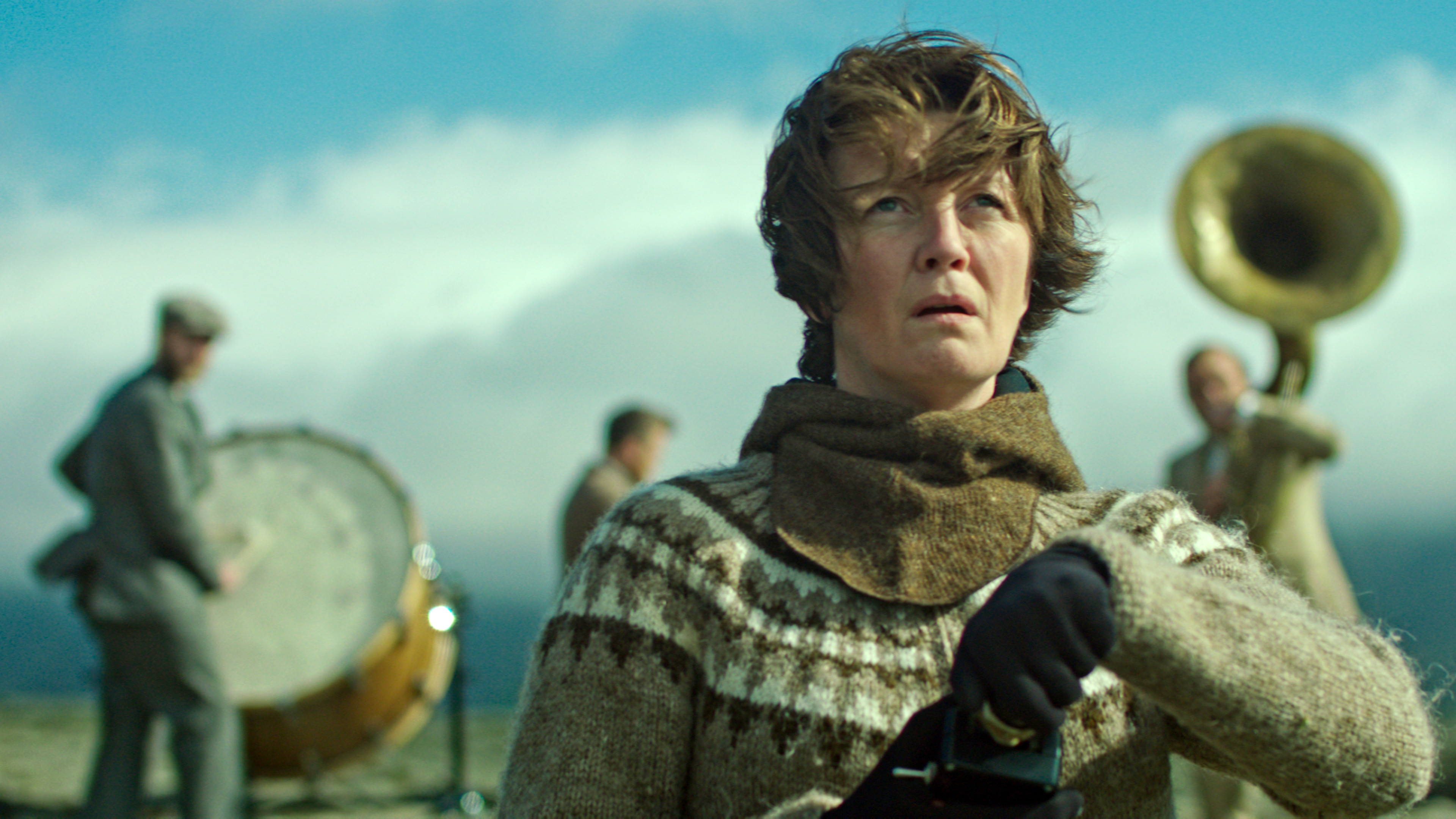 Backdrop for Woman at War