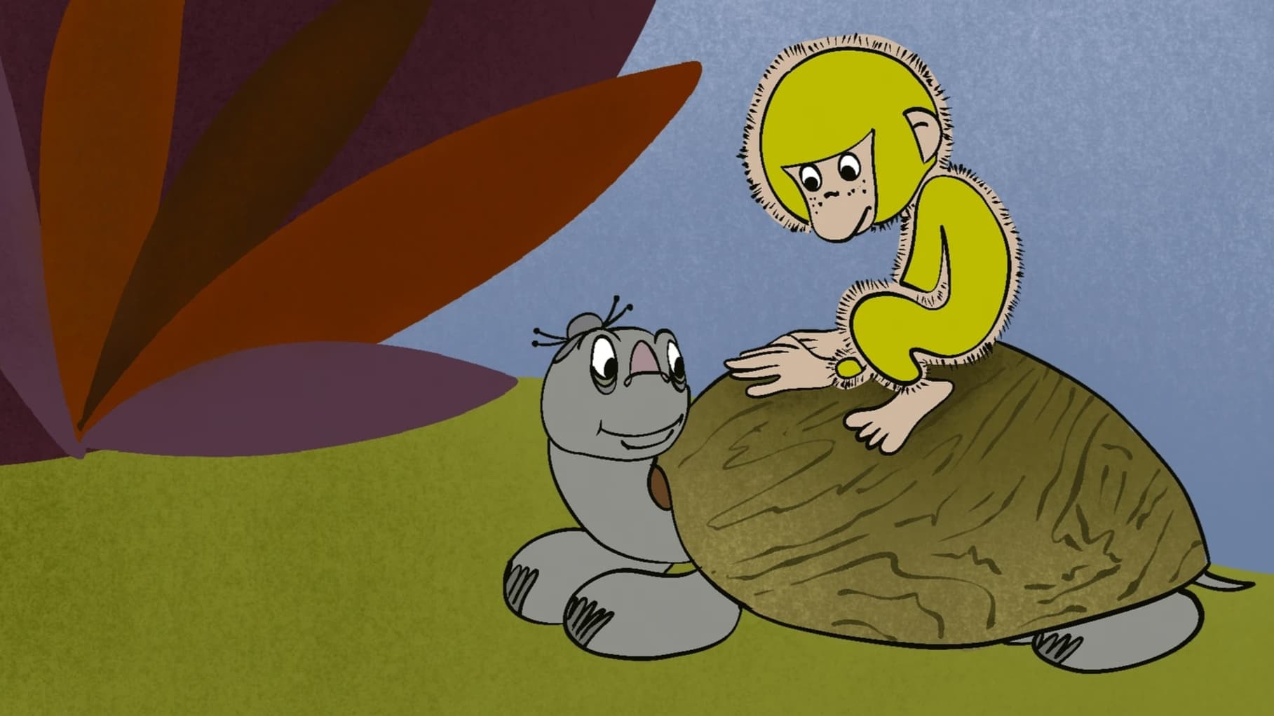 Backdrop for Monkey From the Island of Sarugashima