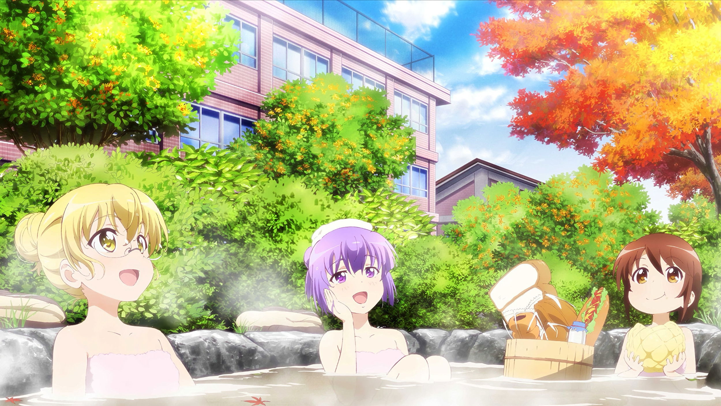 Backdrop for Three Leaves, Three Colors