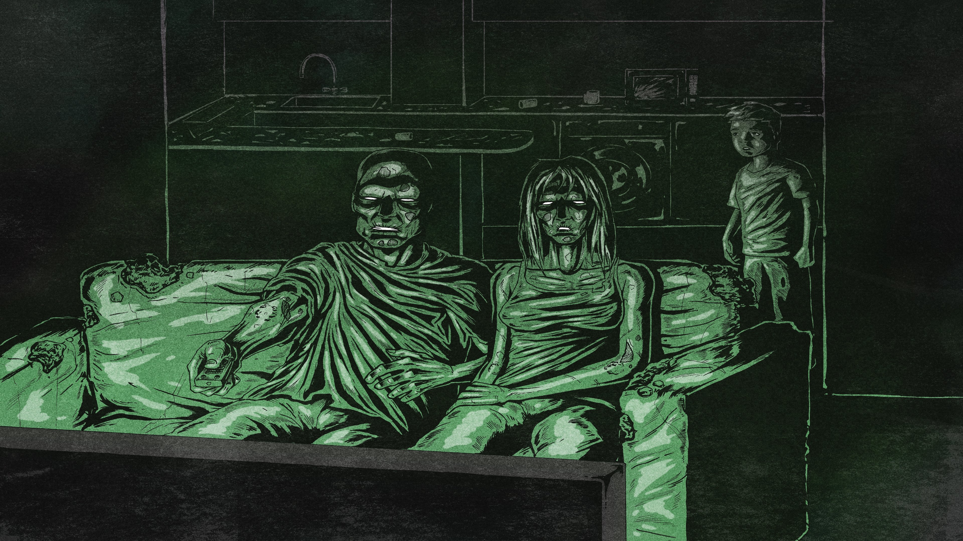 Backdrop for My Parents, The Zombies!